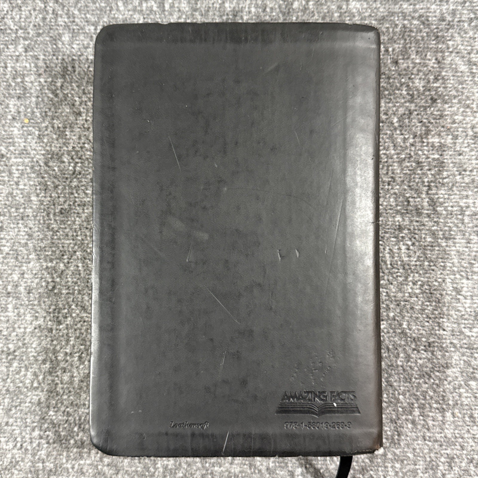 Amazing Facts Prophecy Study Bible NKJV Leathersoft Black Thomas Nelson 2008