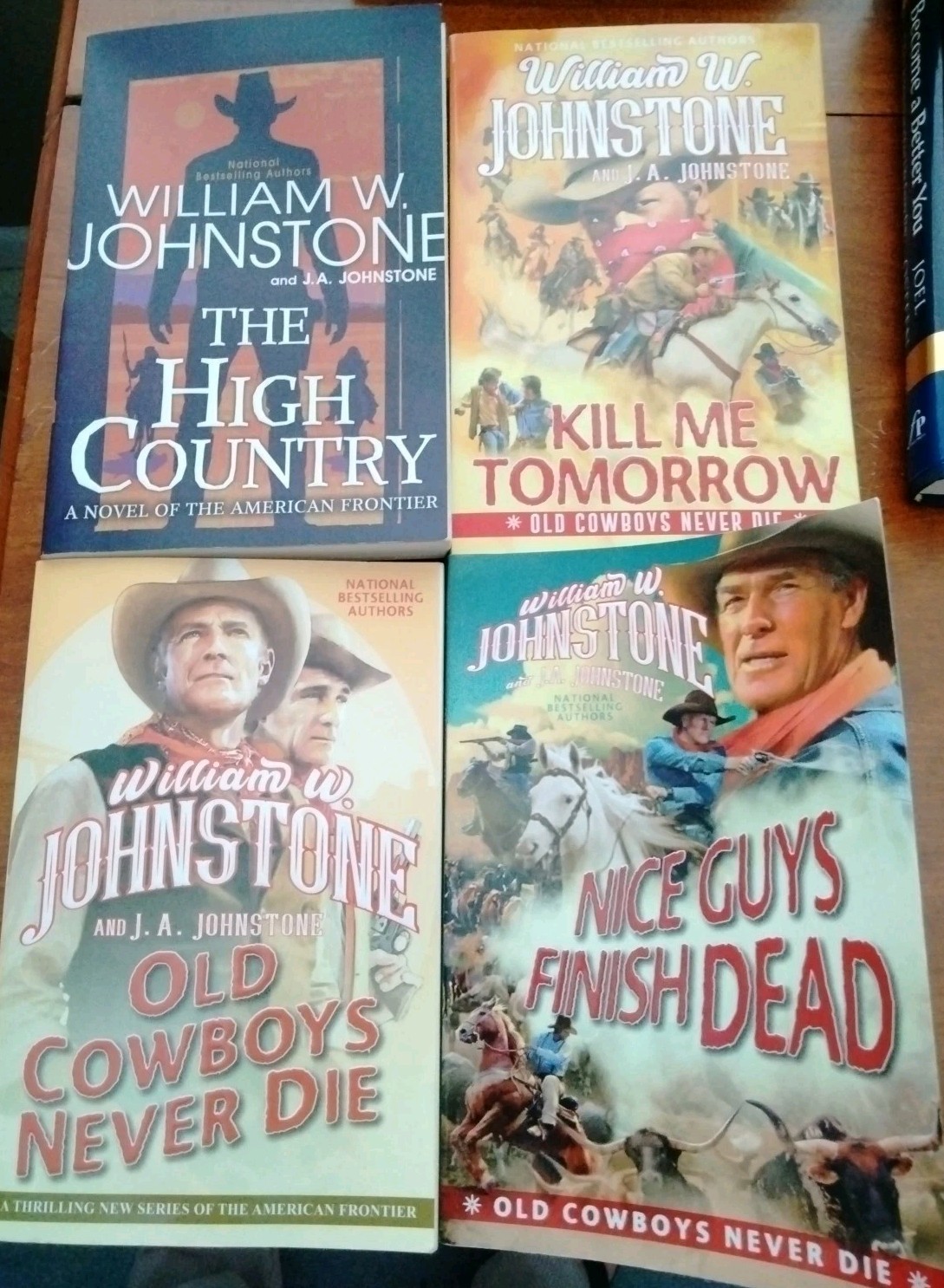 William W. Johnstone 4 PB Cowboys Never Die; Nice Guys Dead; High Cntry; Kill Me