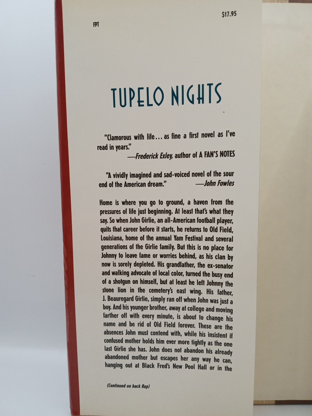 Signed Autographed Book Tupelo Nights Hardcover John Ed Bradley