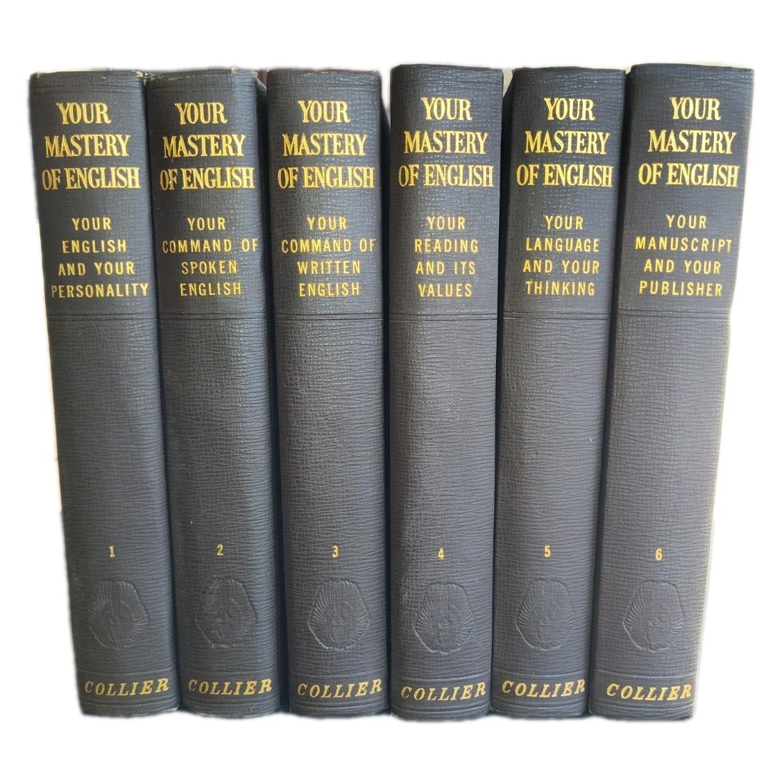 Your Mastery of English by Charles Swain Thomas Collier Complete Set Decor