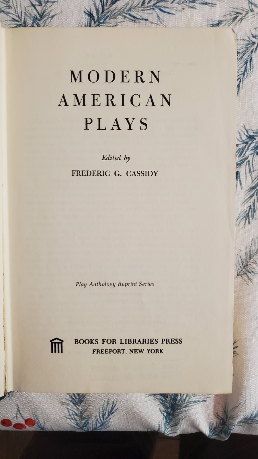 Vintage Drama Books Acts Plays Lot Of 6 Kessler, Ives, Chekov, Cristofer, etc