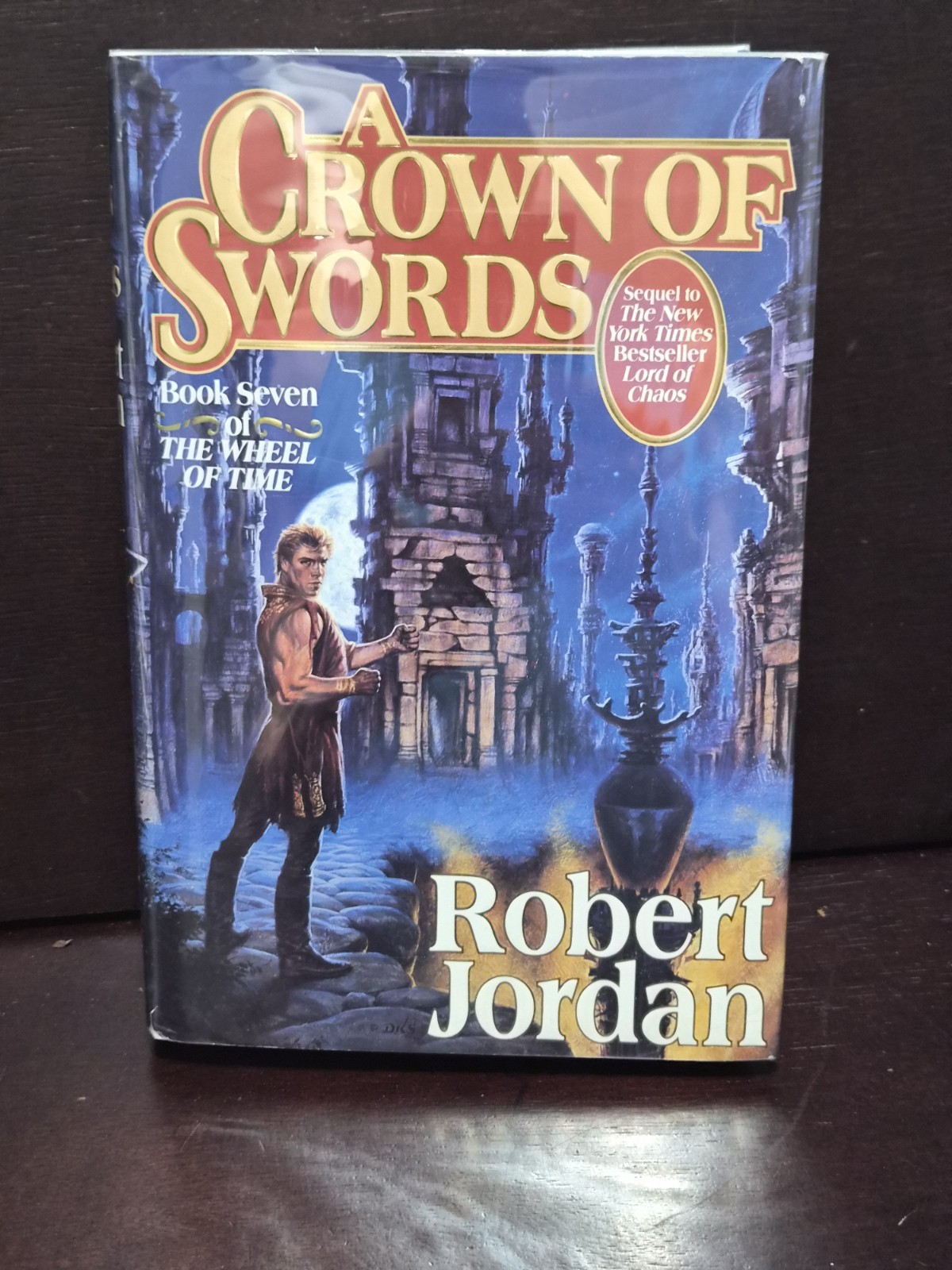 Robert Jordan A CROWN OF SWORDS 1996 Wheel of Time 1st Ed 1st Print HCDJ VG