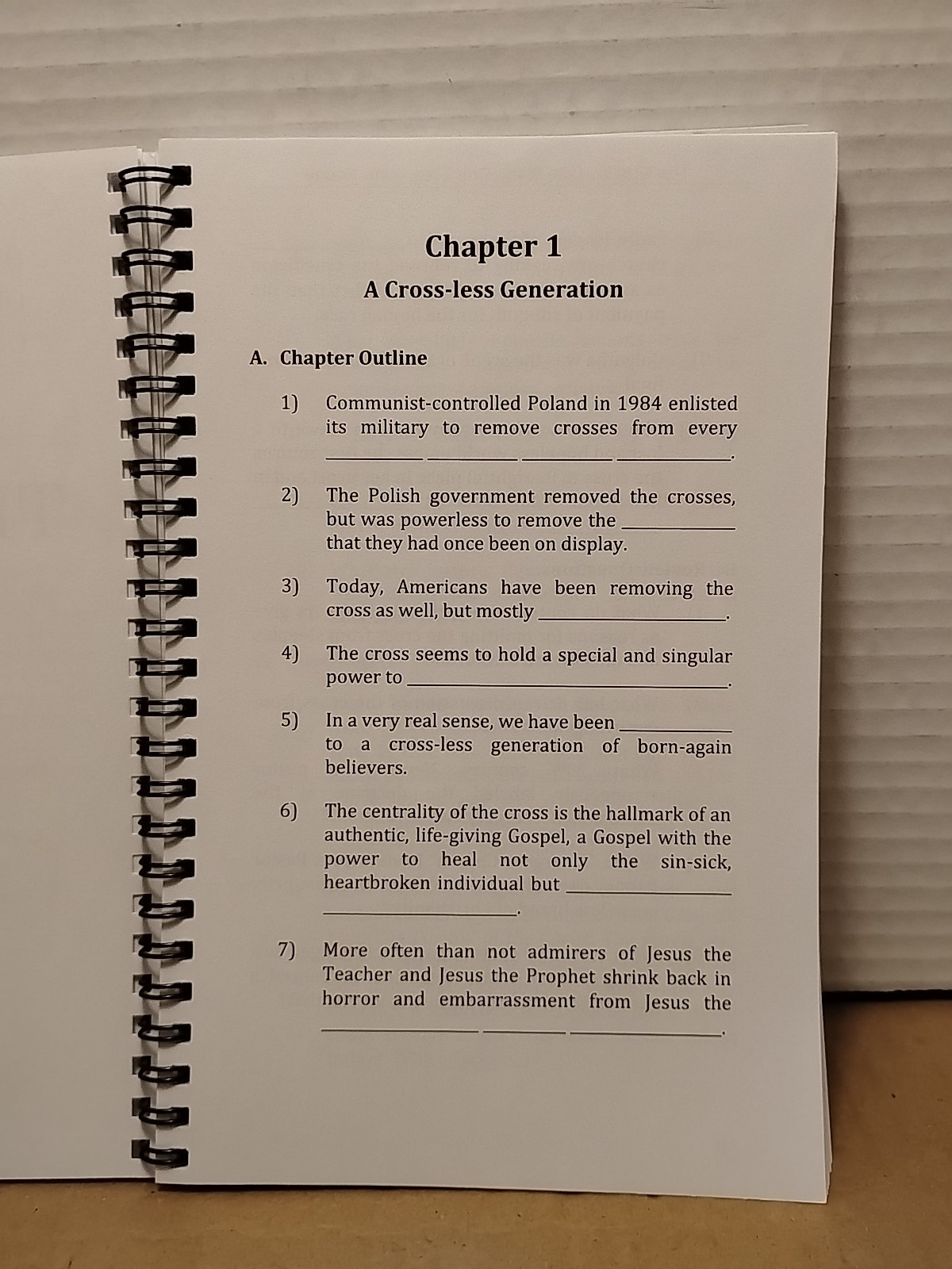 The Cross : Study Guide by Rod Parsley – 2013 – Spiral Paperback Workbook