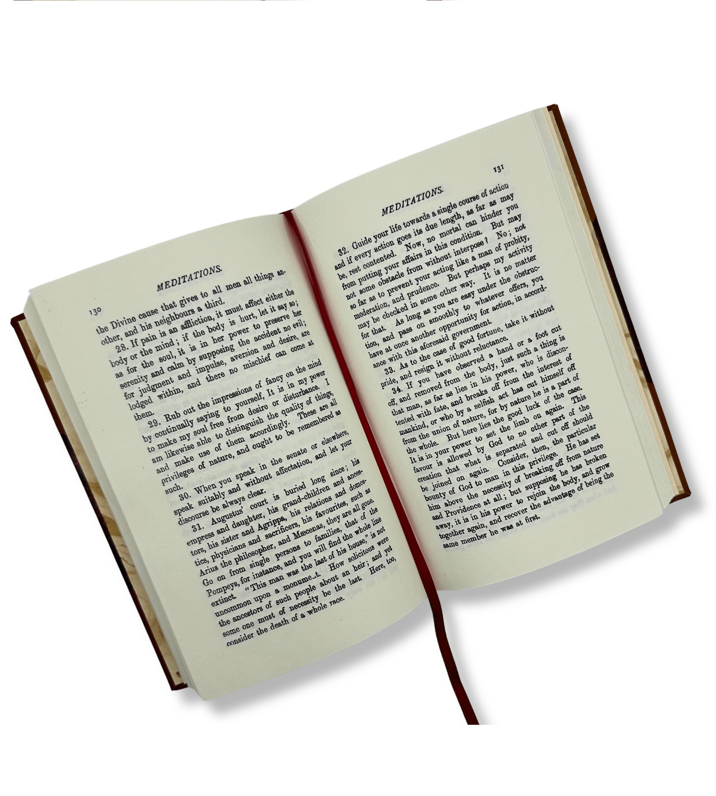 The Meditations of Marcus Aurelius 1887 [LEATHER BOUND]