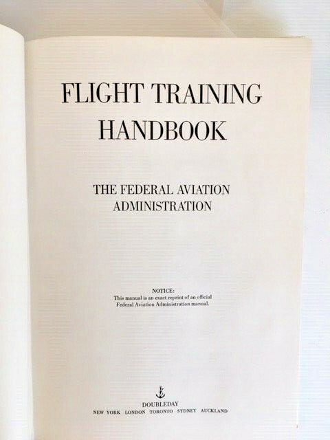 FAA Pilot Flight Training Manual Handbook Students Fly a Plane Avionics Book