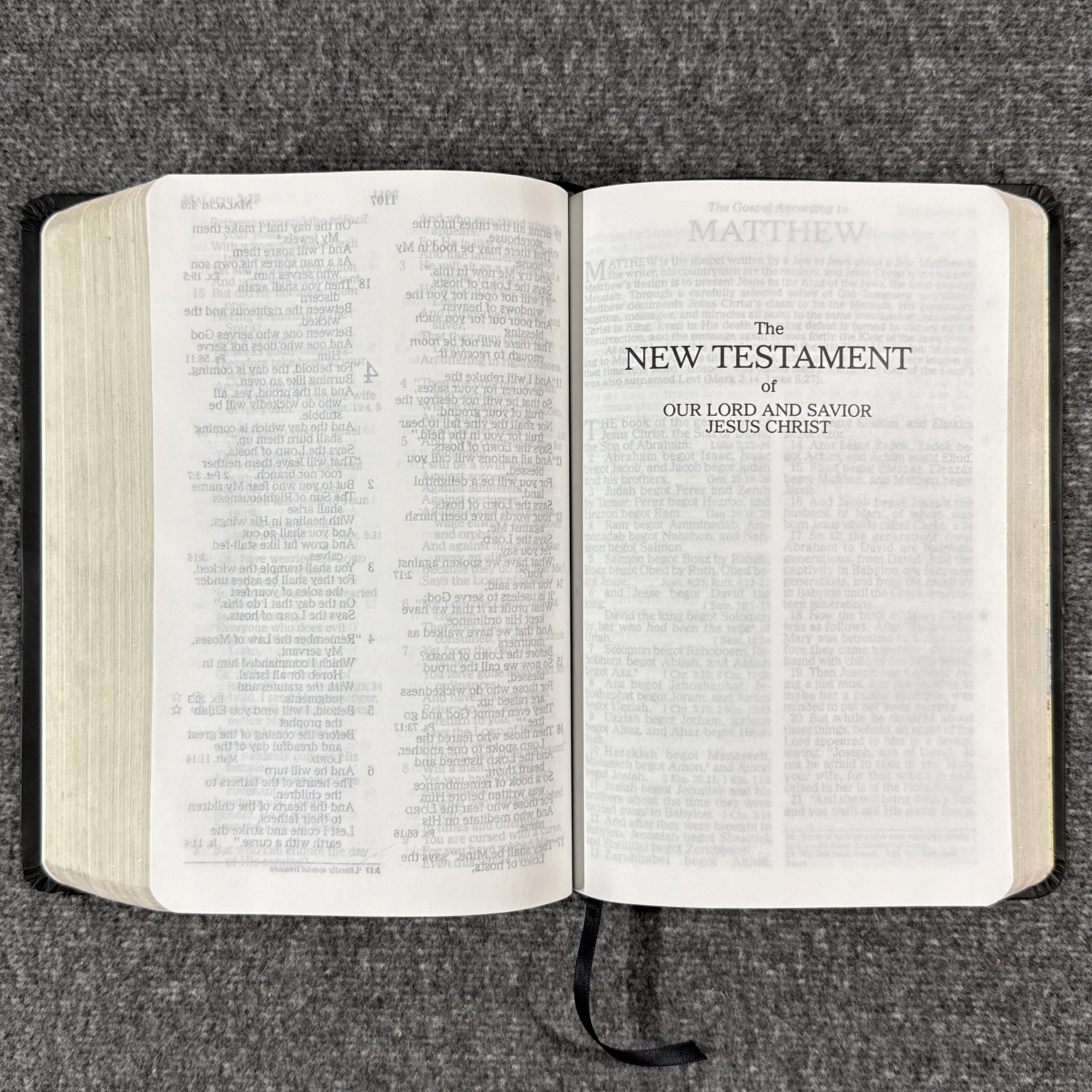 Amazing Facts Prophecy Study Bible NKJV Leathersoft Black Thomas Nelson 2008