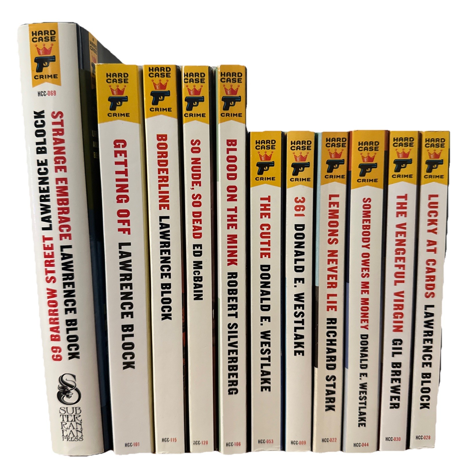 (11) Hard Case Crime Paperback & Hardcover Lot Lawrence Block Richard Stark