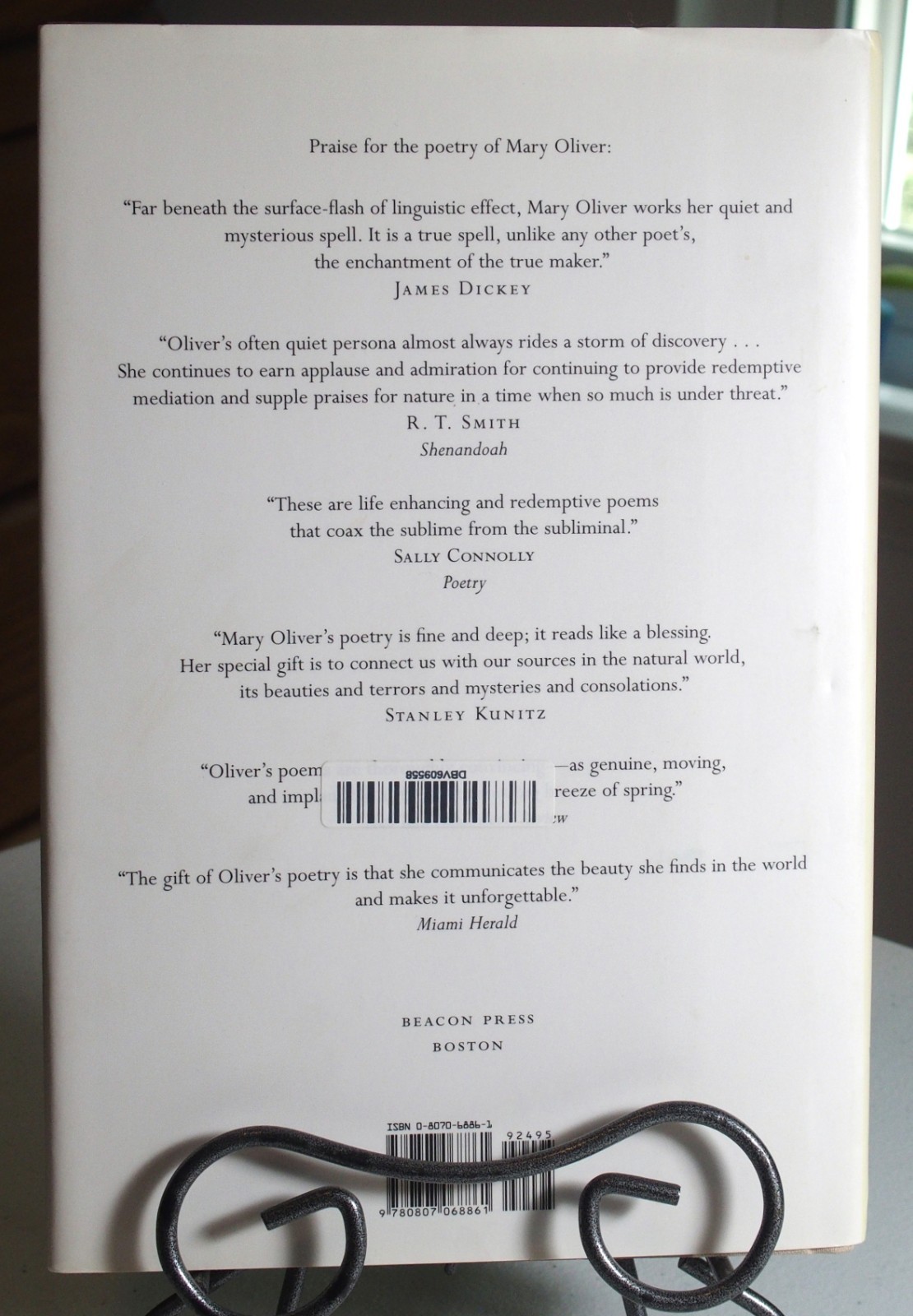 HCDJ First Edition New and Selected Poems Volume Two, Signed by Mary Oliver