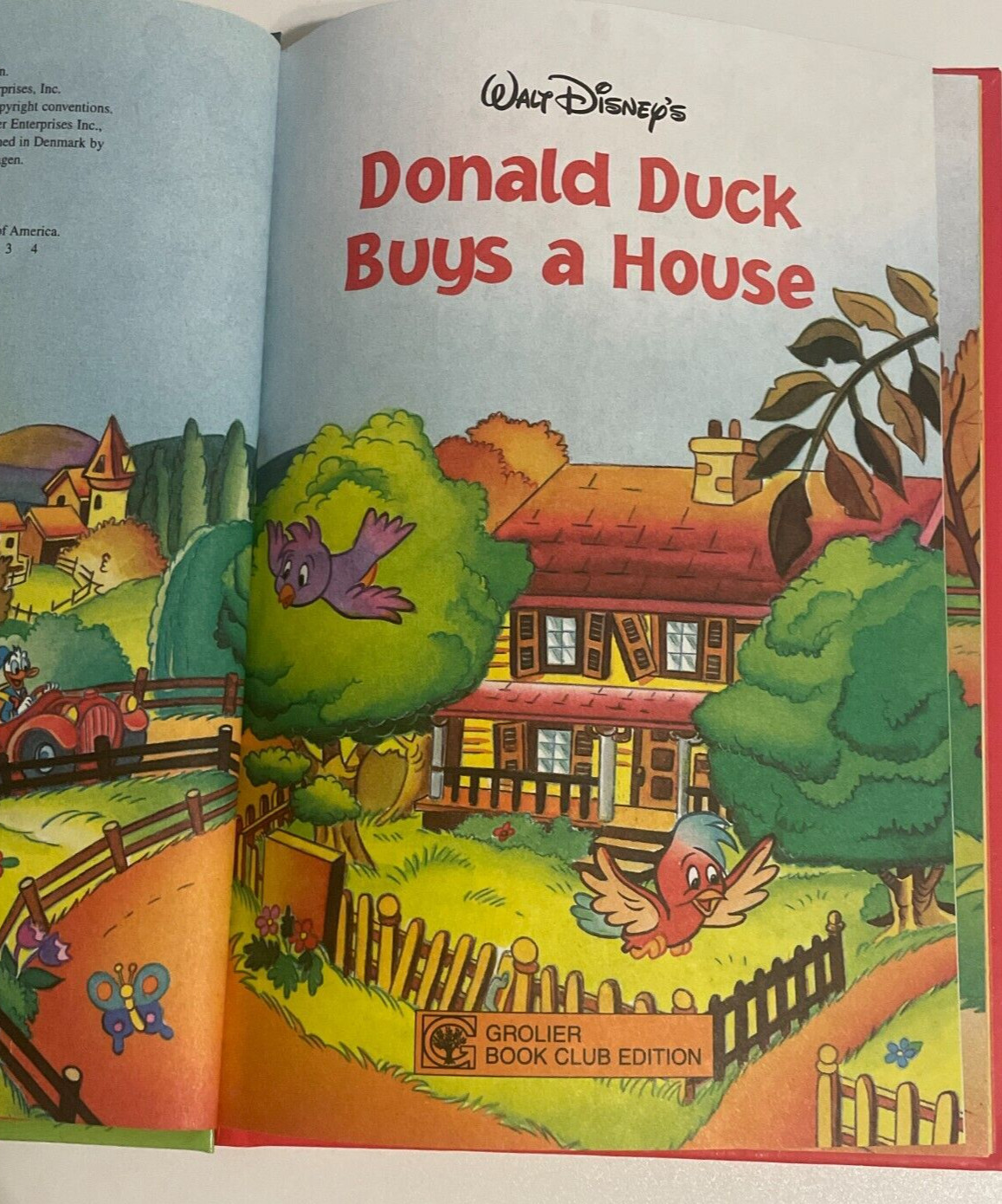 Donald Duck Buys a House Disney Wonderful World of Reading 1997 First Edition M