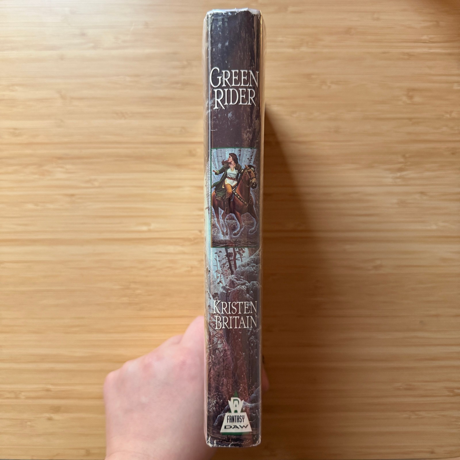 Green Rider by Kristen Britain 1998 Hardcover DAW No. 1102 Vintage Fantasy
