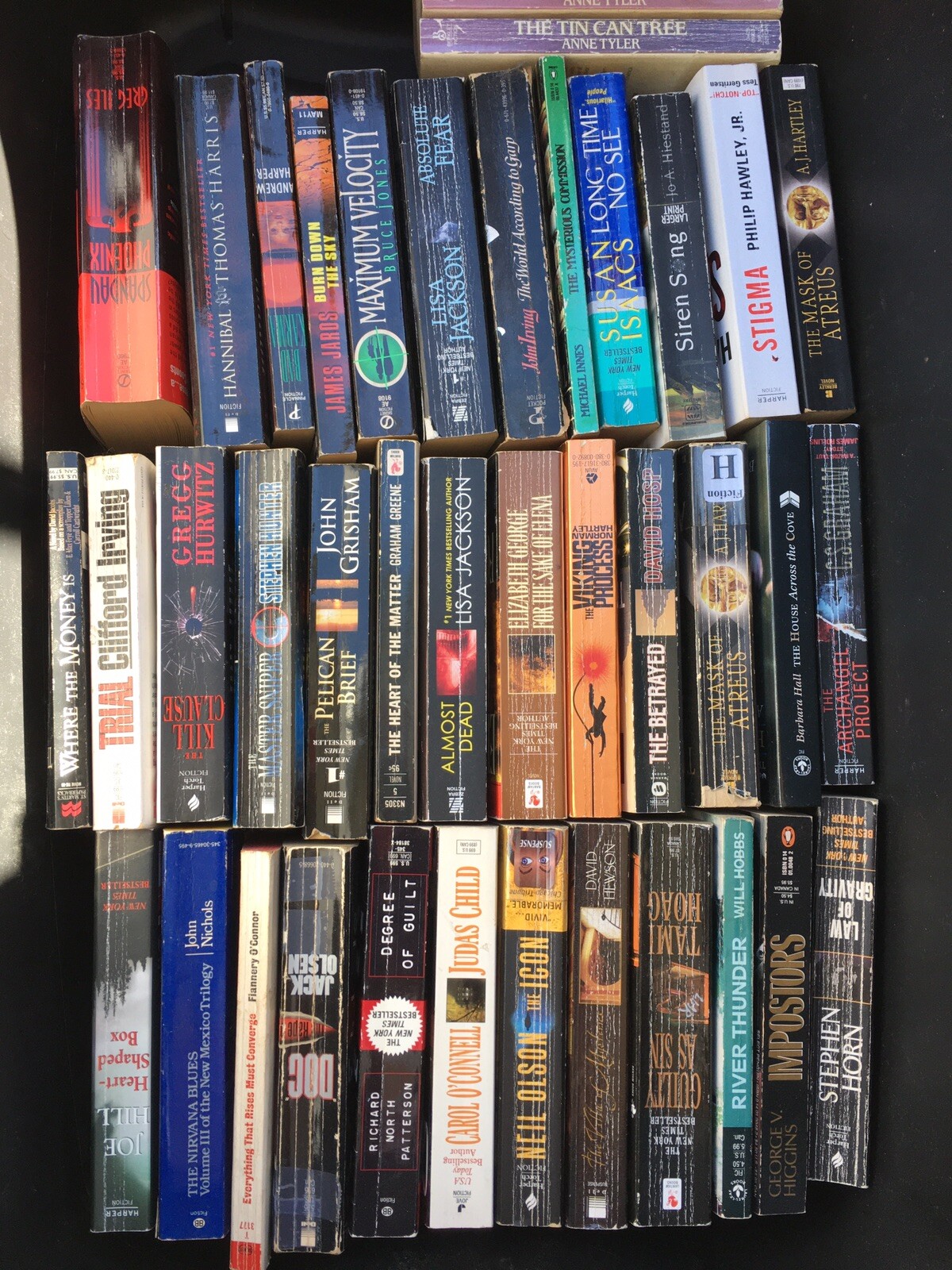 Lot Of 20 Suspense Crime Mystery Thriller Fiction Paperback Books Random Mix Lot