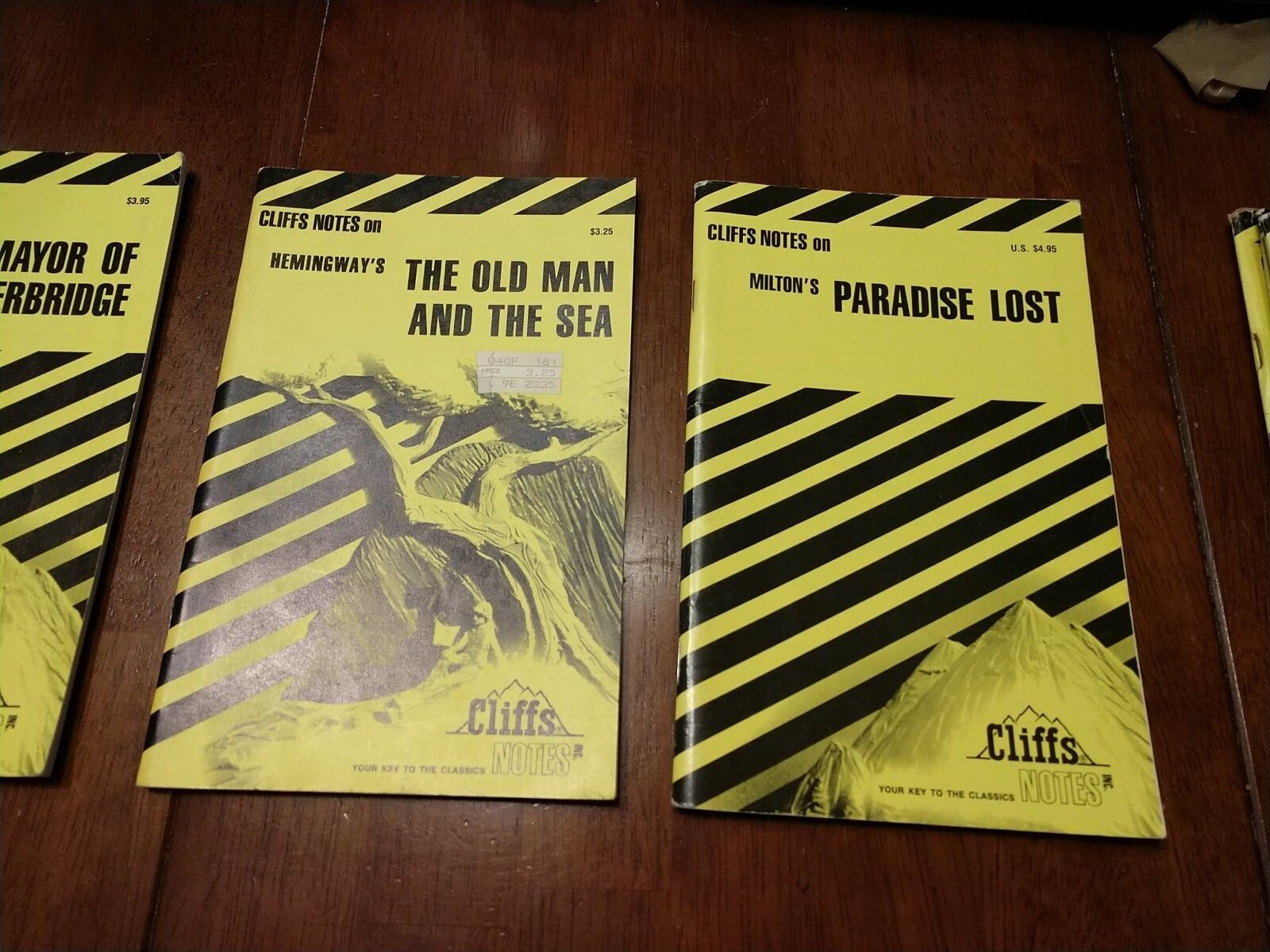 CLIFF NOTES – $2.50 EA-You Choose – Pick Your Titles – Shakespeare Classics