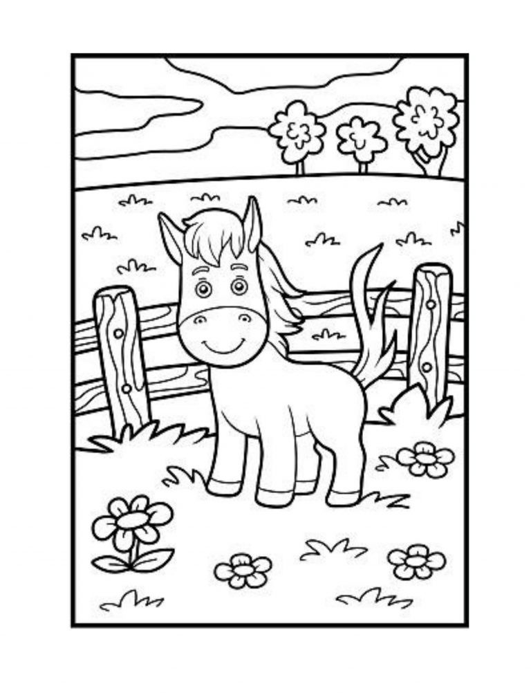 Farm Animals for Kids Coloring Book: Family Pets 108 Pages 8.5 x 11 for All Ages