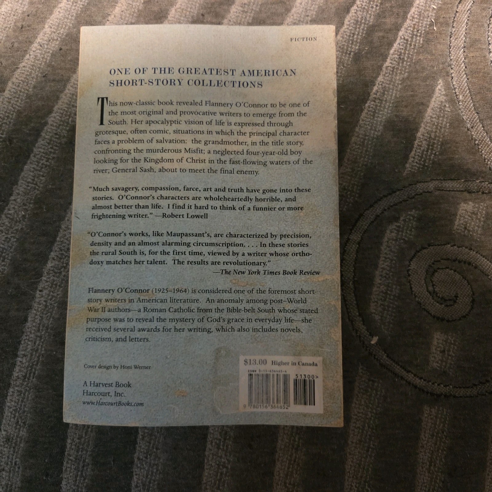 Flannery O’Connor A Good Man is Hard To Find -Soft Cover- Good