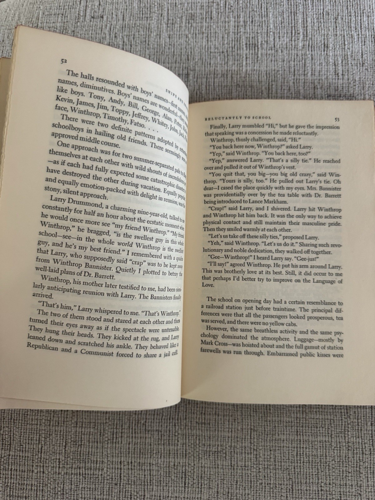 Louise Baker Snips and Snails 1953 Hardcover Vintage Novel McGraw-Hill