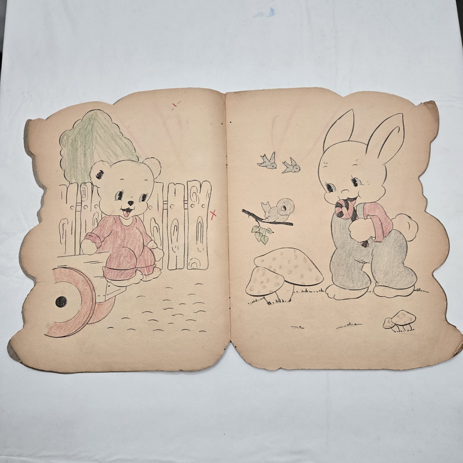 Tom Kitten’s Coloring Book Vintage 1940’s Kids Used See Description
