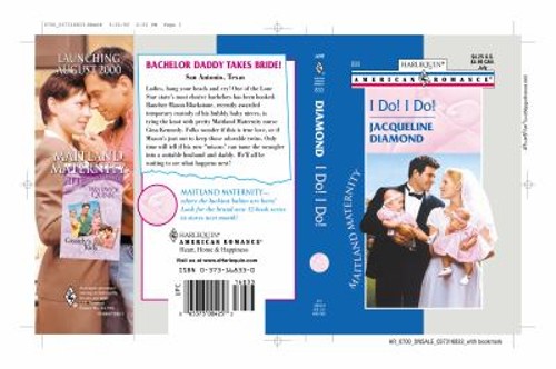 I Do! I Do! Vol. 833 Mass Market Paperbound Jacqueline Diamond