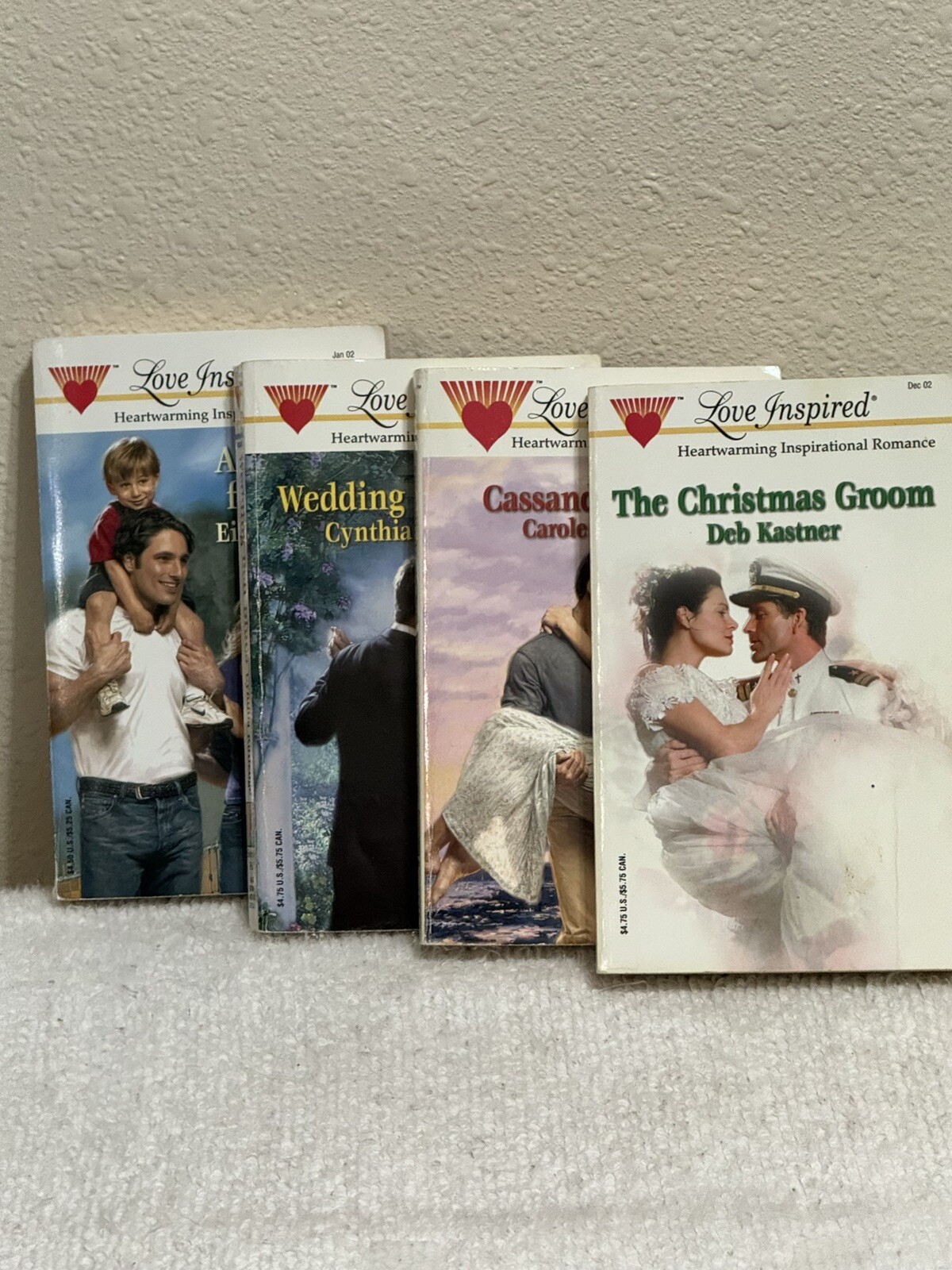 Steeple Hill Love Inspired Series Lot 4 Paperback Books