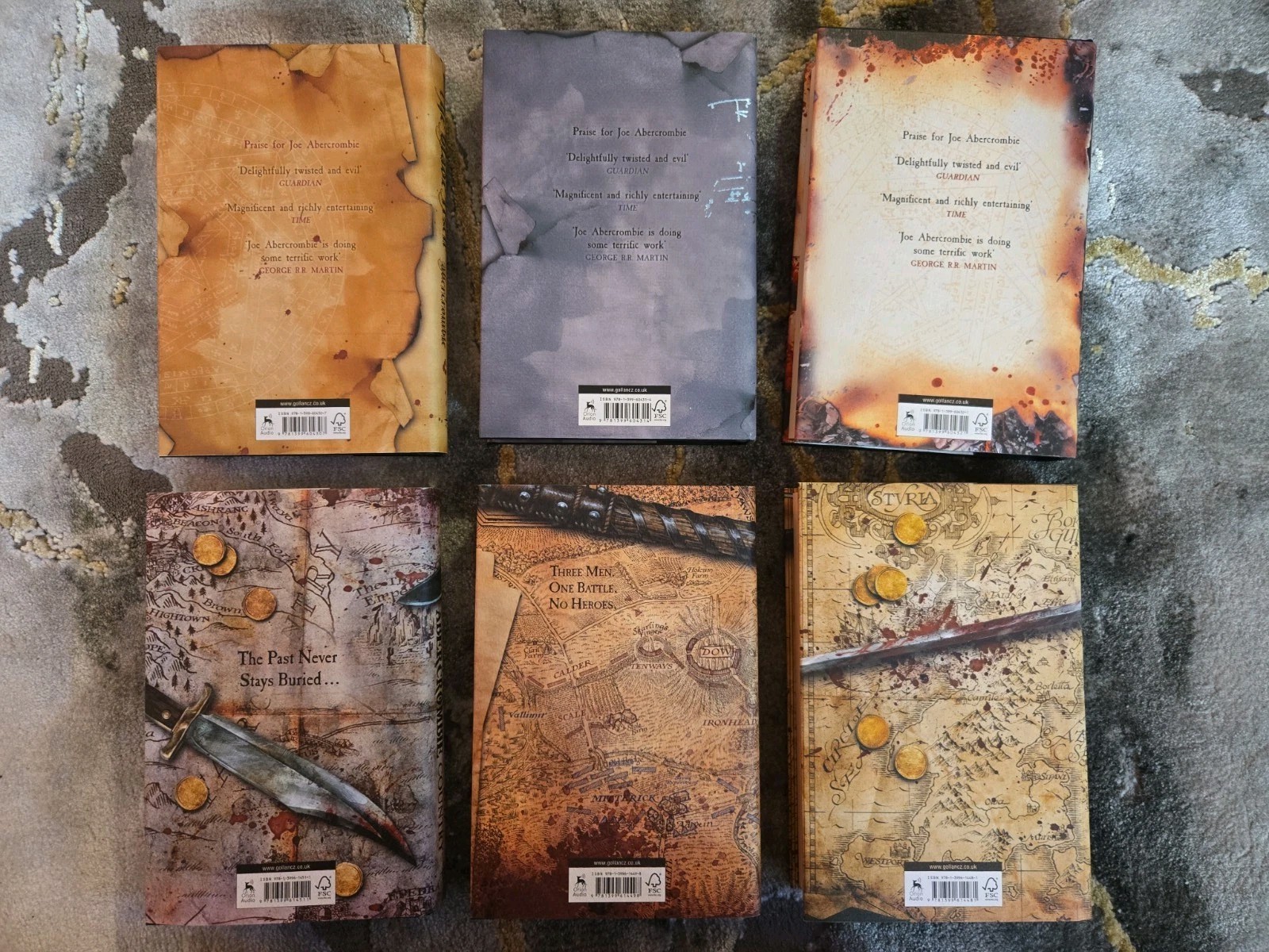 The first law By Joe Abercrombie Broken binding signed