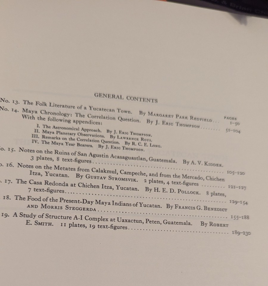 10 Vols Contributions 2 American Anthropology & History; CARNEGIE Institution Wa