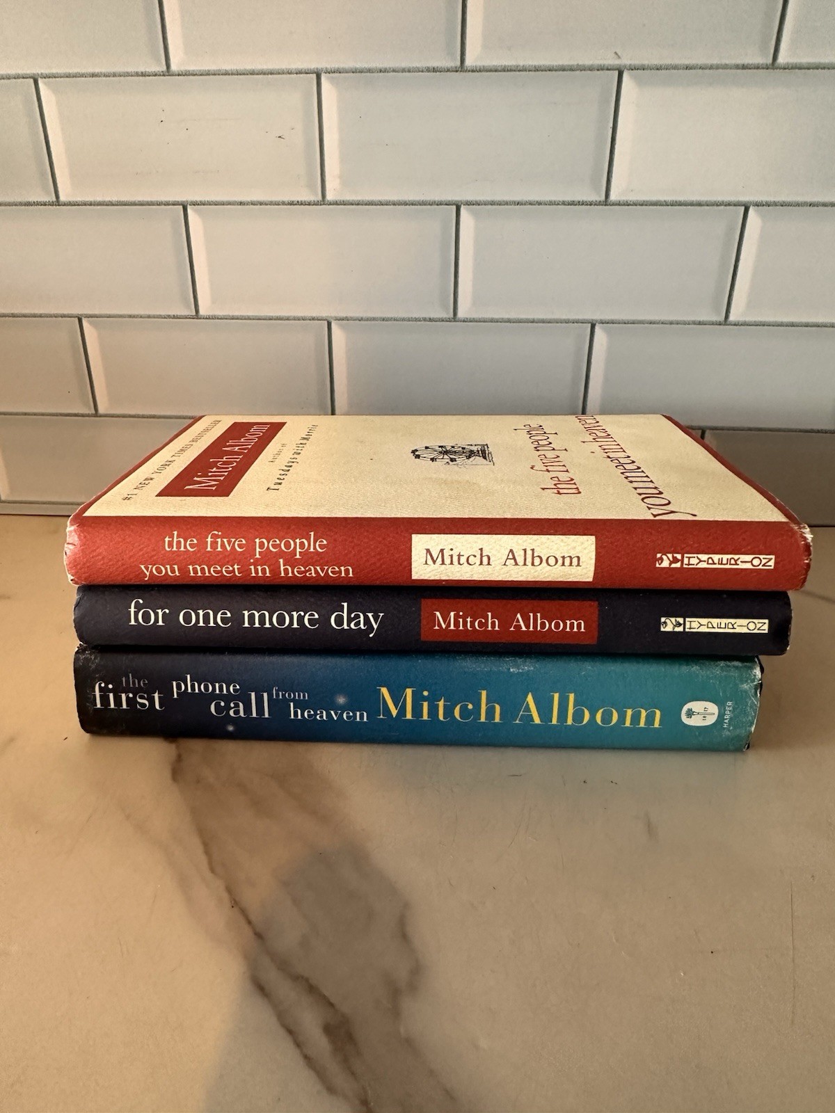 Lot of 3 by Mitch Albom Books Hardcover