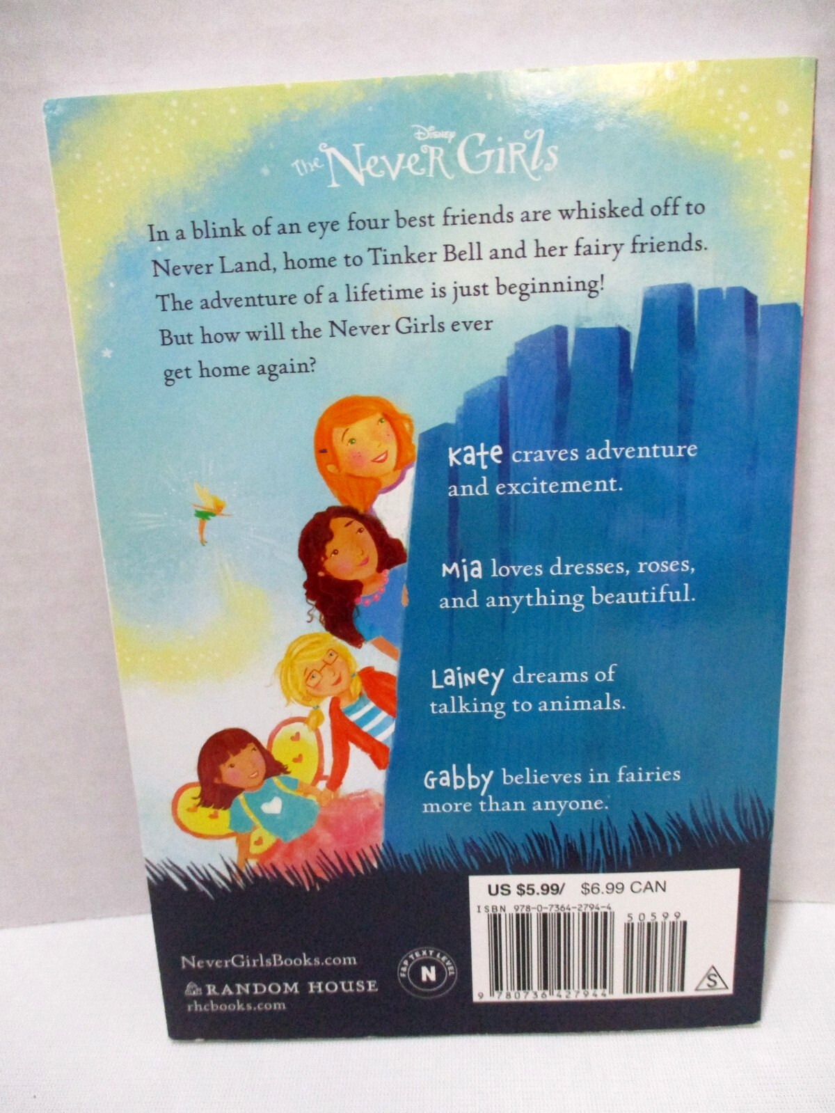 The Never Girls Kiki Thorpe First Four in Series Fantasy Fairy PB Ages 6-9