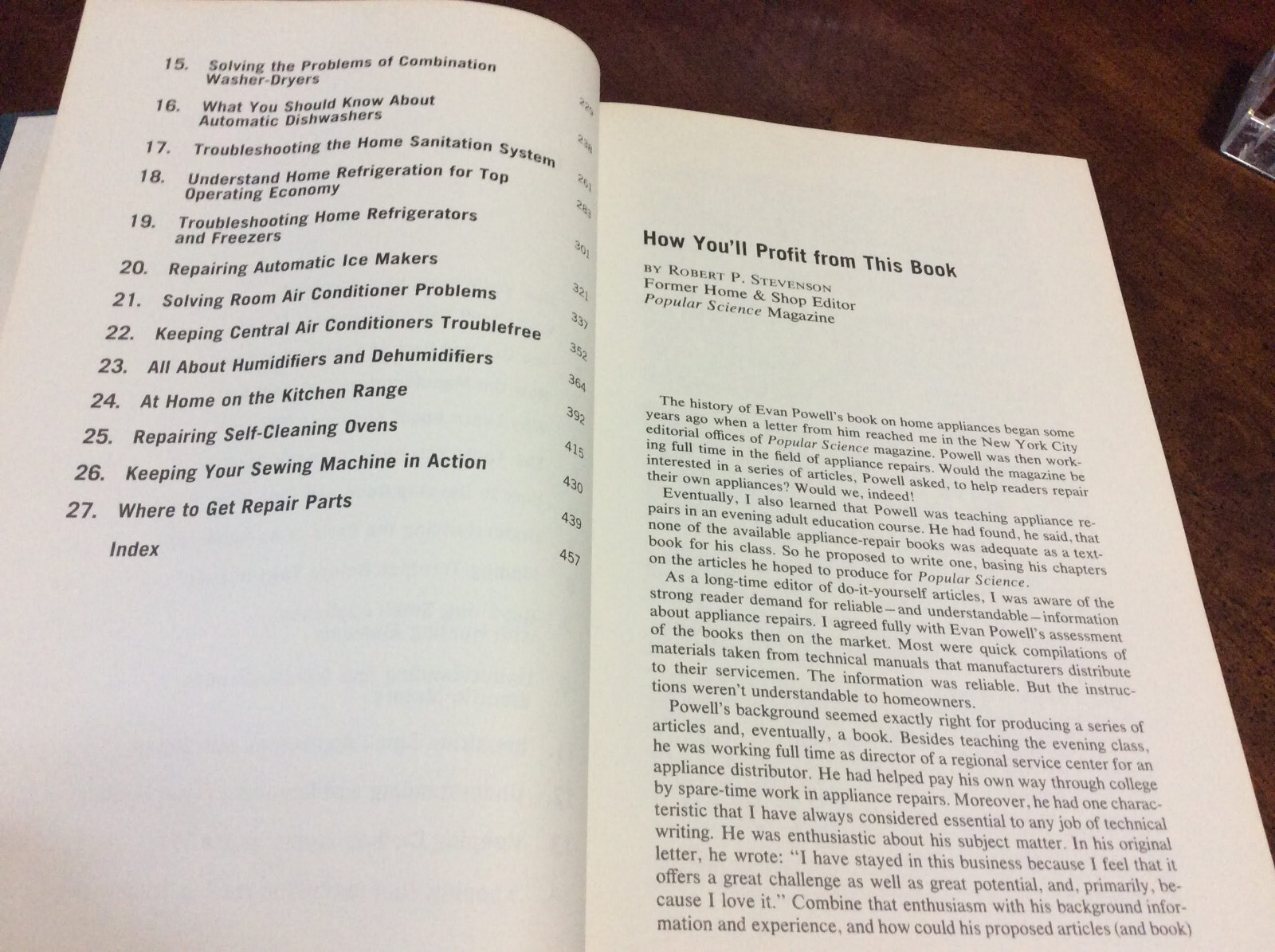 Complete Guide To Home Appliance Repair Evan Powell Times Mirror 1977 HC/DJ