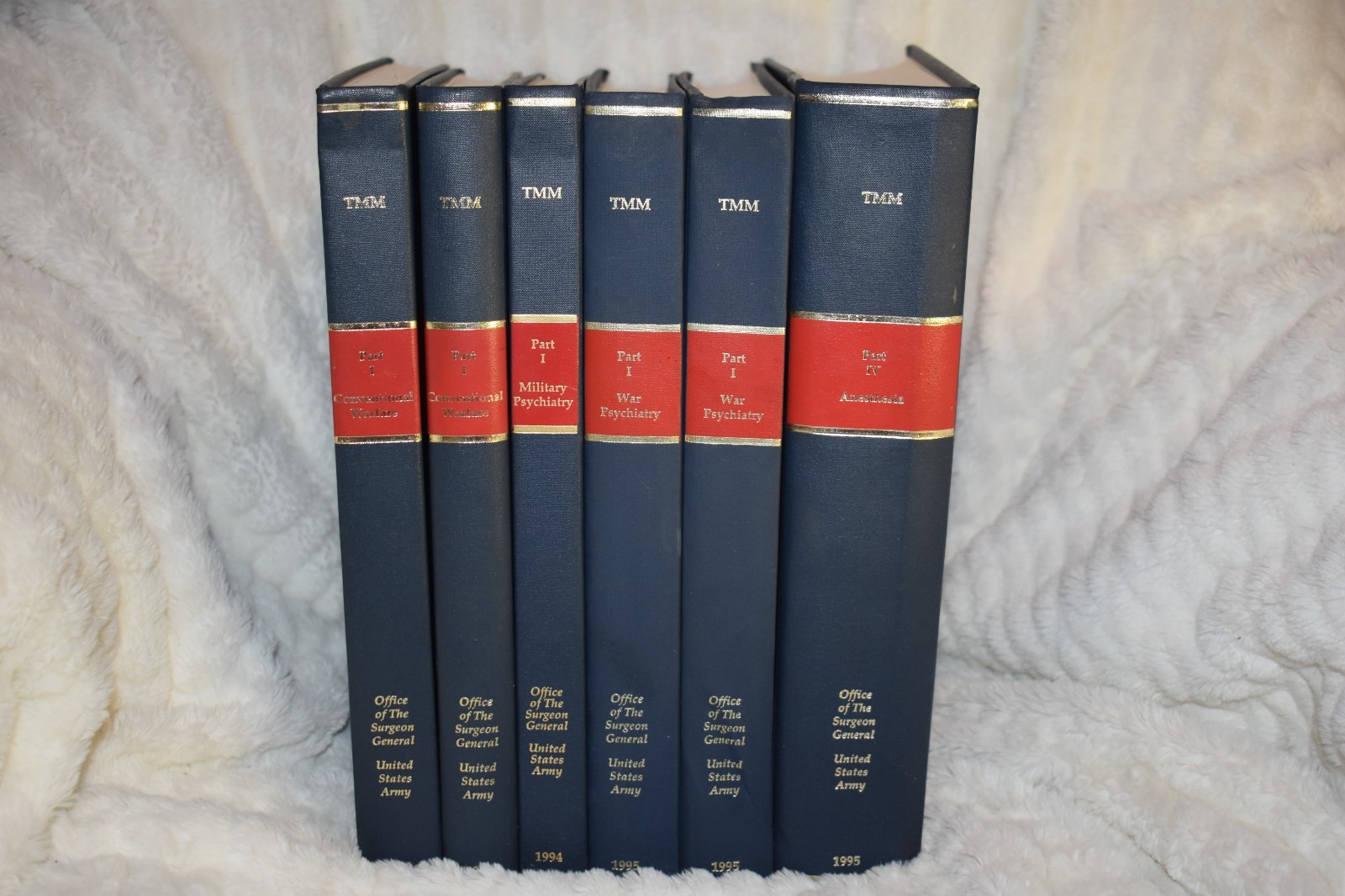 Textbooks of Military Medicine Lot of 6 Psychiatry Blast Trauma TMM History