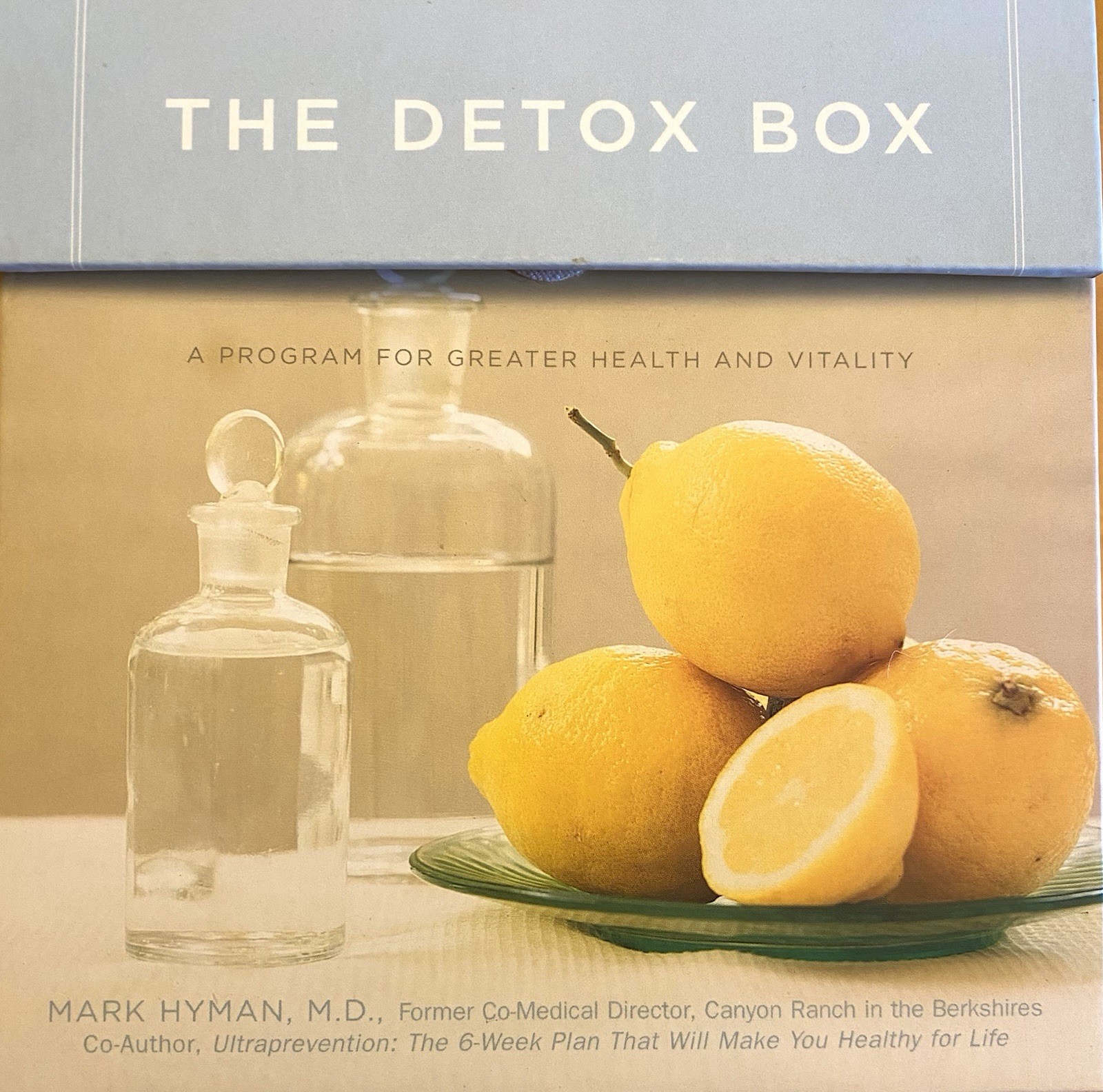 Detox Box by Mark Hyman (2004, Kit) A Program For Greater Health And Vitality