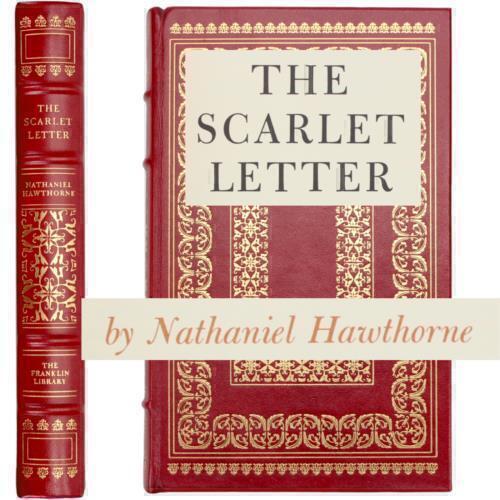 LEATHER THE SCARLET LETTER NATHANIEL HAWTHORNE American Masterpieces Puritans