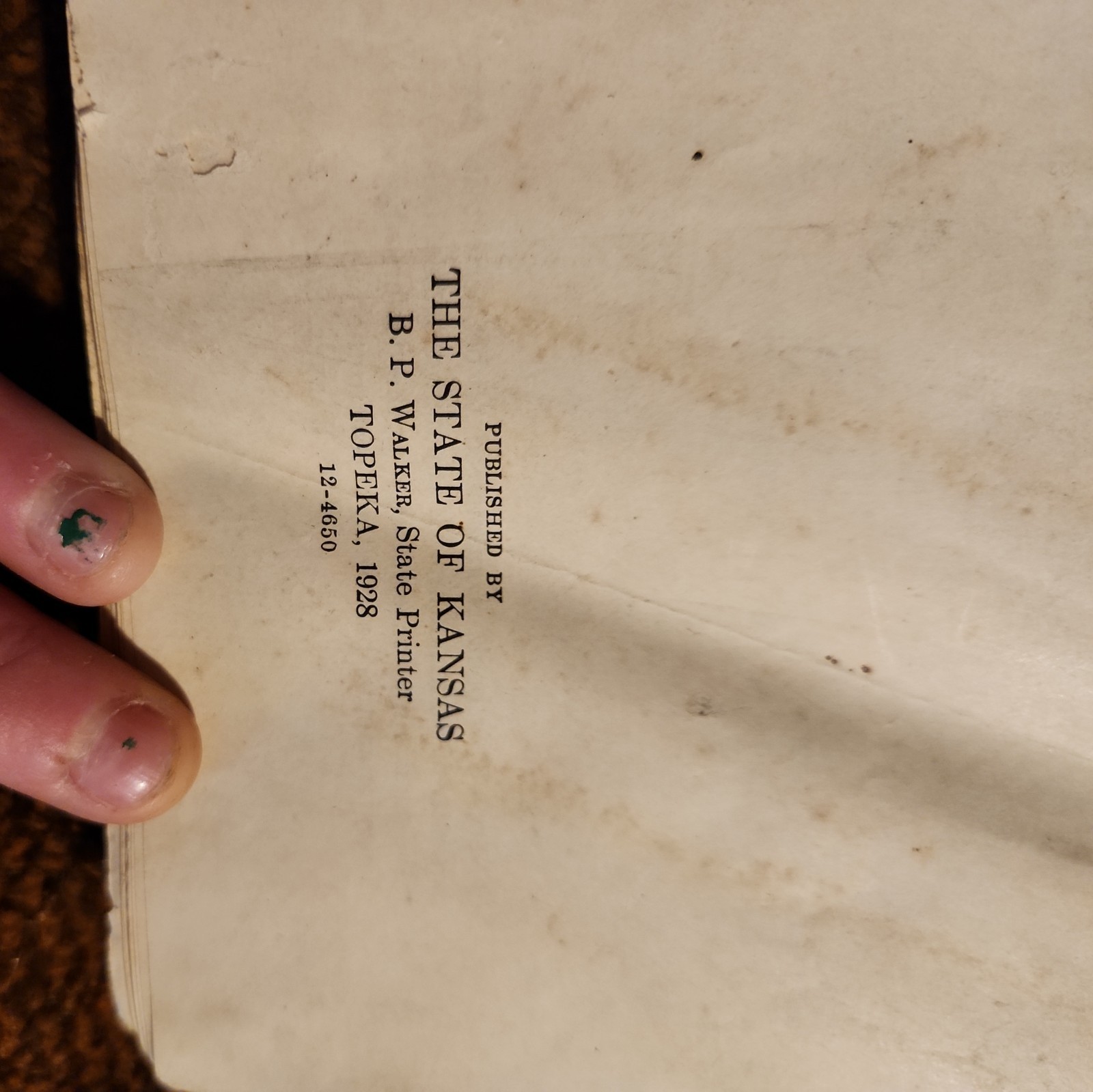 1910’s English Lessons Antique Textbook 1914 Kansas