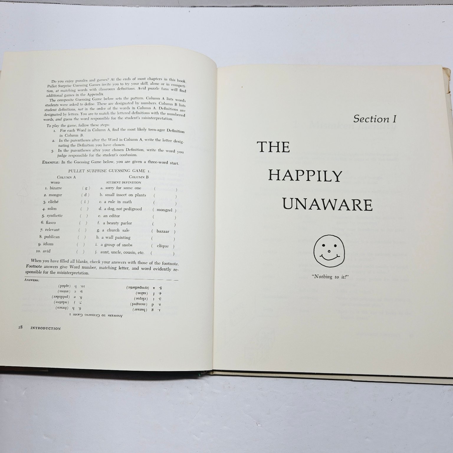 Humorous Language Book – Pullet Surprises – Amsel Greene 1970 Sultana Press