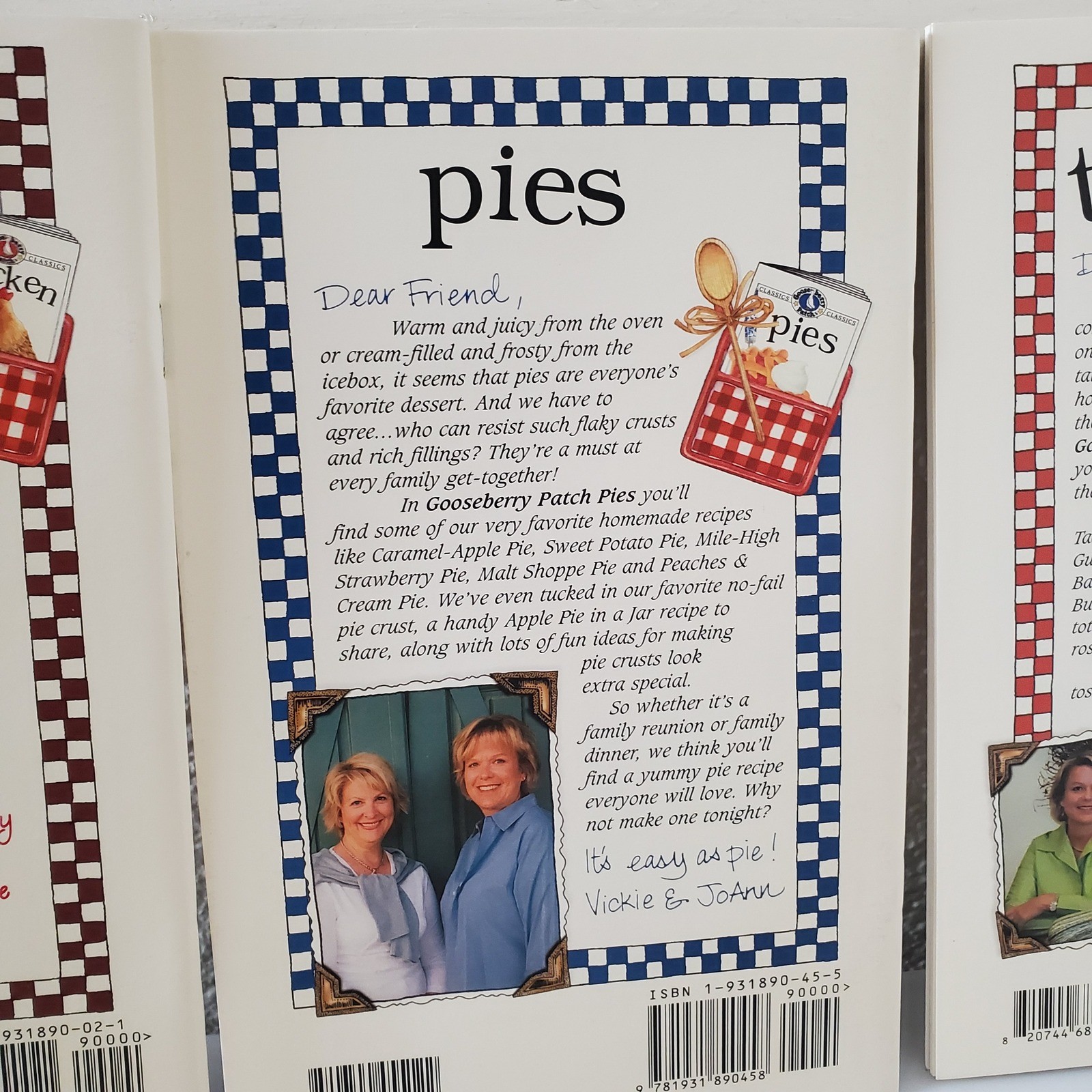 Gooseberry Patch Classics Cookbooklet Lot of 6 Chicken Pies Chili Hot Cocoa