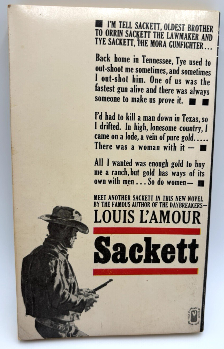 Louis Lamour Vintage Sackett Book Lot Western Several 1st Printings Flaws Listed