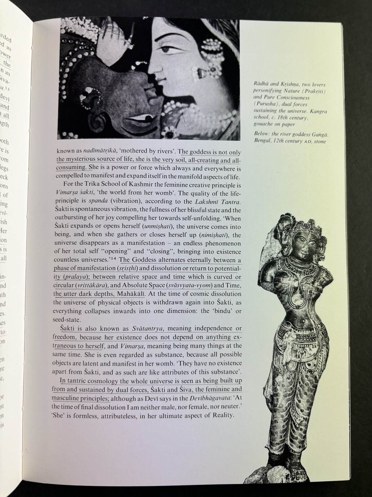 Kali: The Feminine Force by Ajit Mookerjee | 1988 Destiny Books | Illustrated
