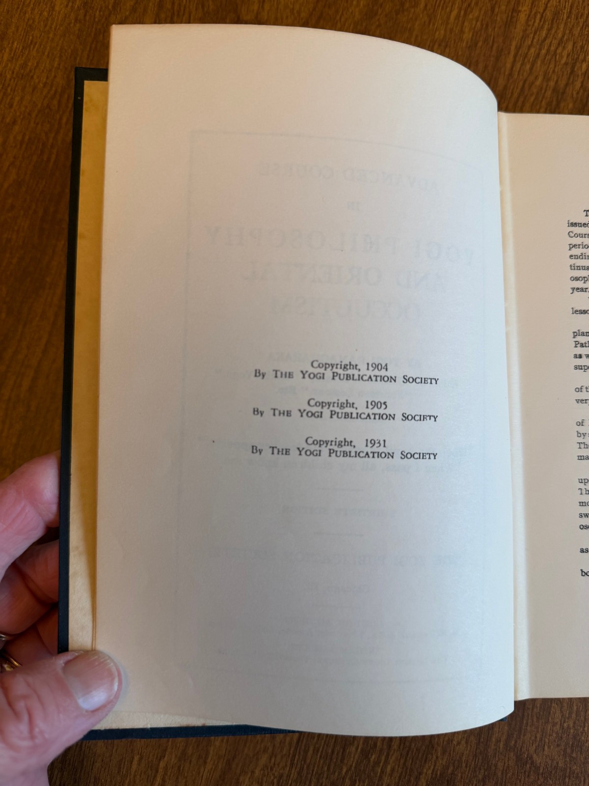 Advanced Course in Yogi Philosophy & Oriental Occultism-Yogi Ramacharaka- 1931