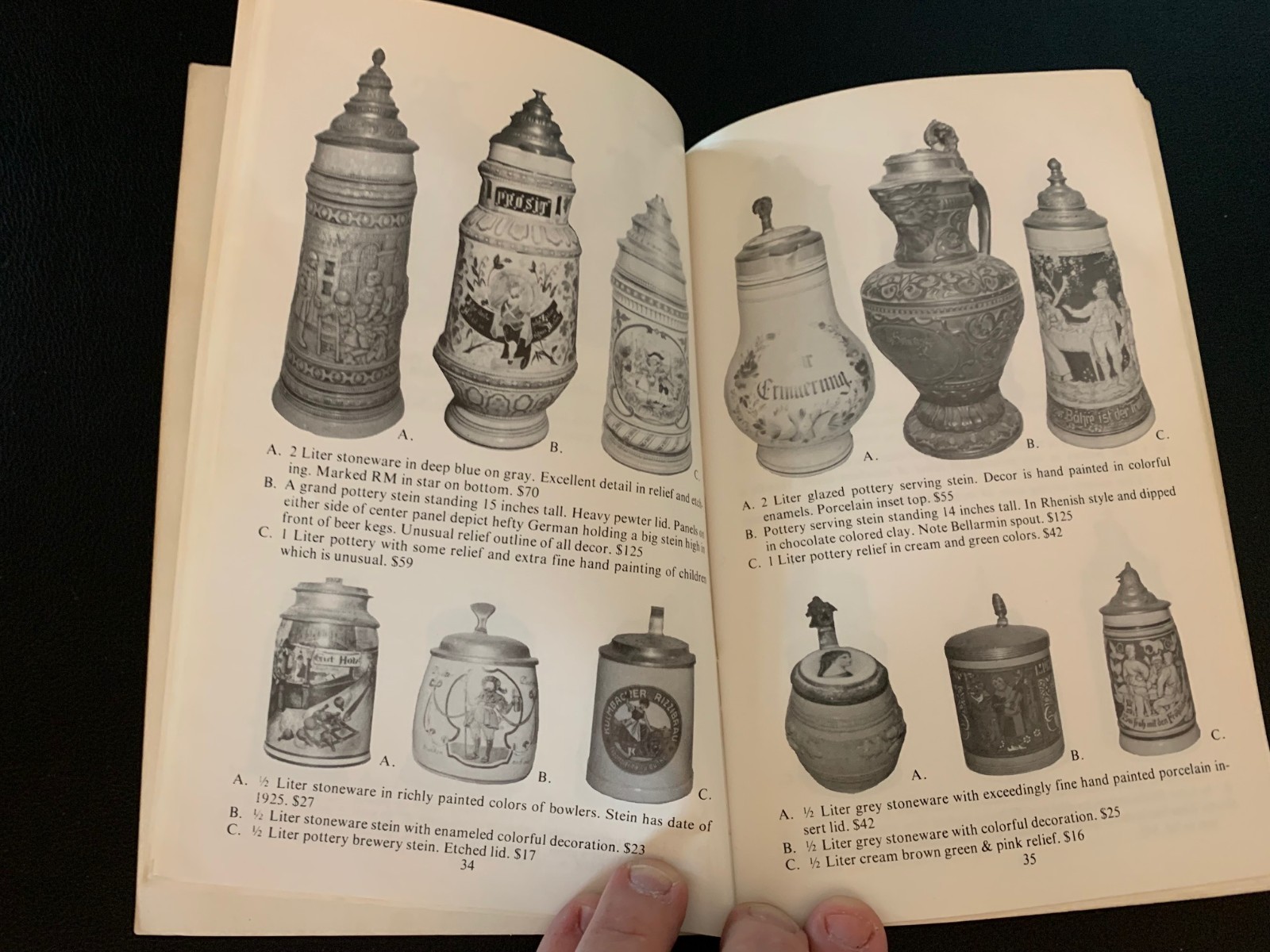 Steins and Prices -1st Edition- Paperback -June Dimsdle-104 pages (1970)