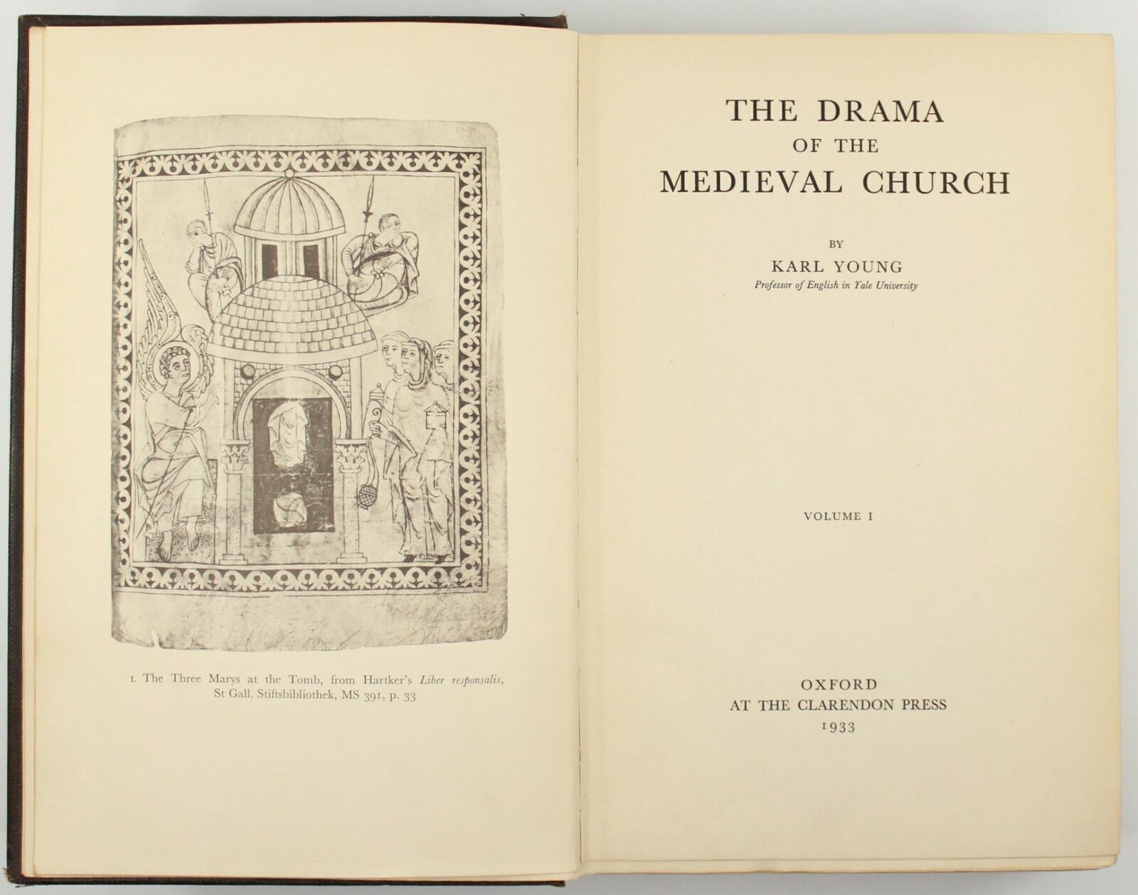 MEDIEVAL CHURCH Plays 1933 First Edition DRAMA Yale Liturgy Nativity Complete 2v
