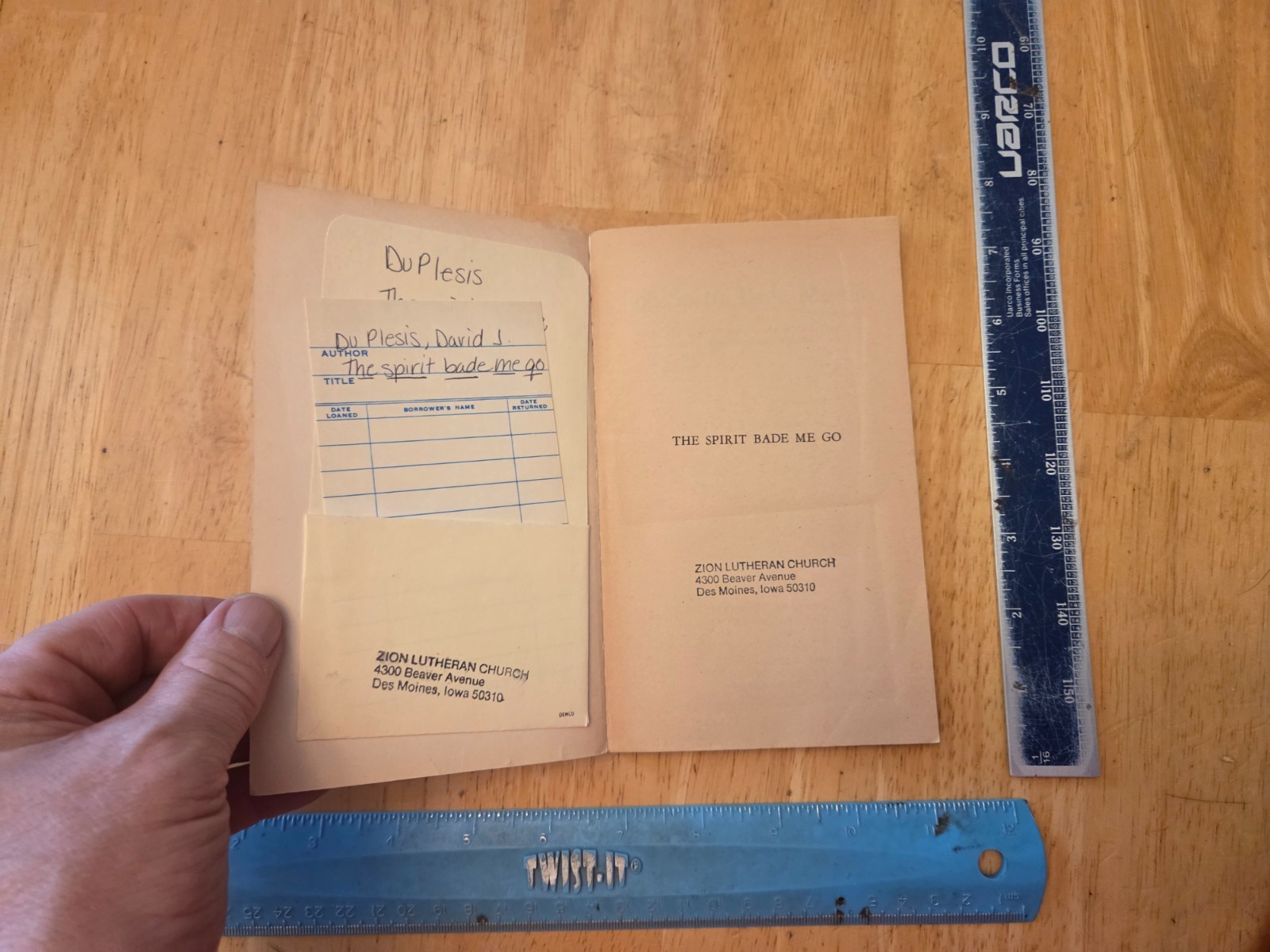 Spirit Bade Me Go by David J. Du Plessis – 1974 Logos Paperback