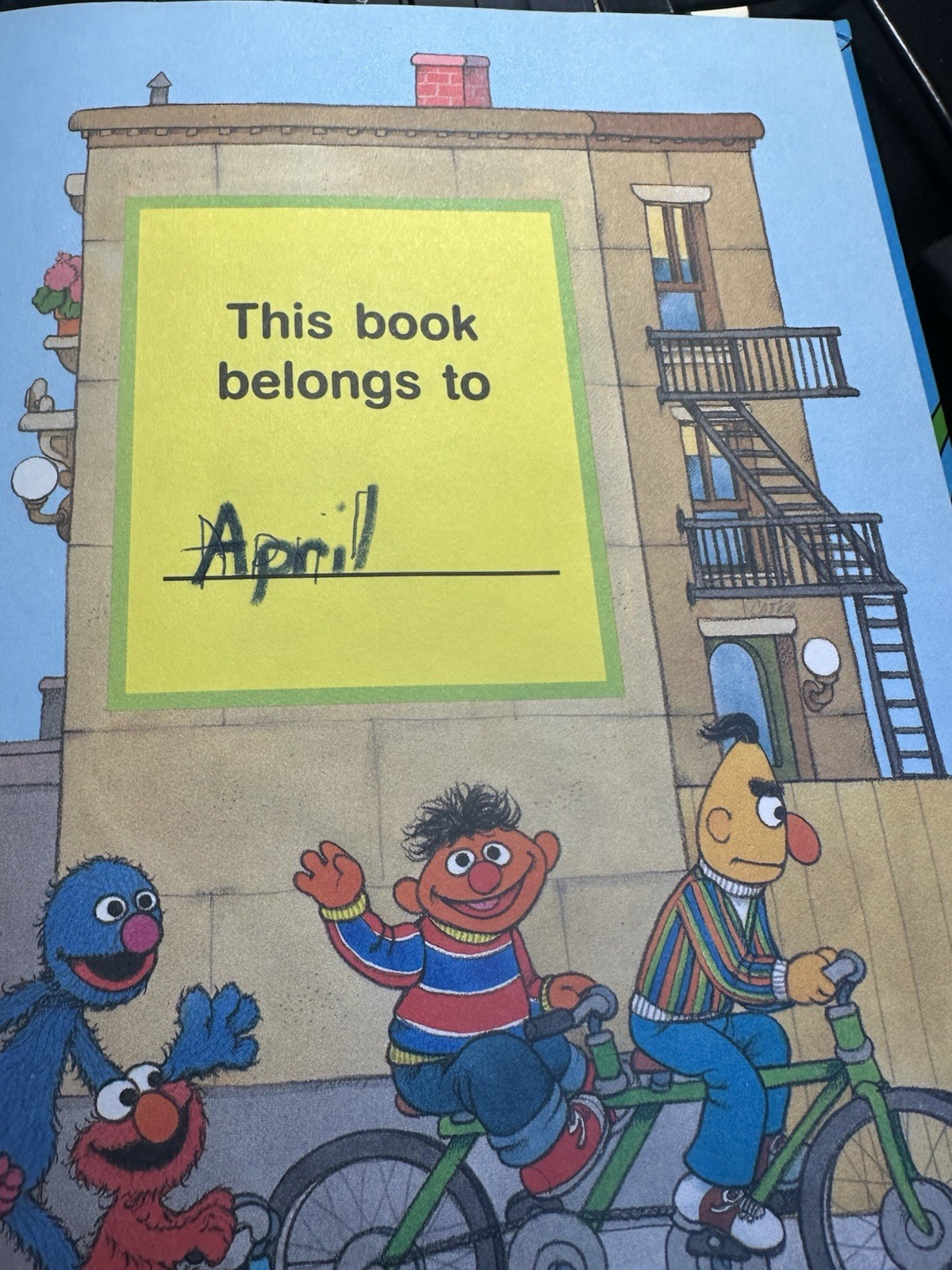 1989 On My Way with Sesame Street Library 1-15 Complete Set w/ Stand -Nice Set!