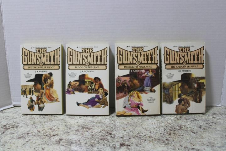 The Gunsmith Adult Western Romance Paperback Books by J R Roberts Lot of 21
