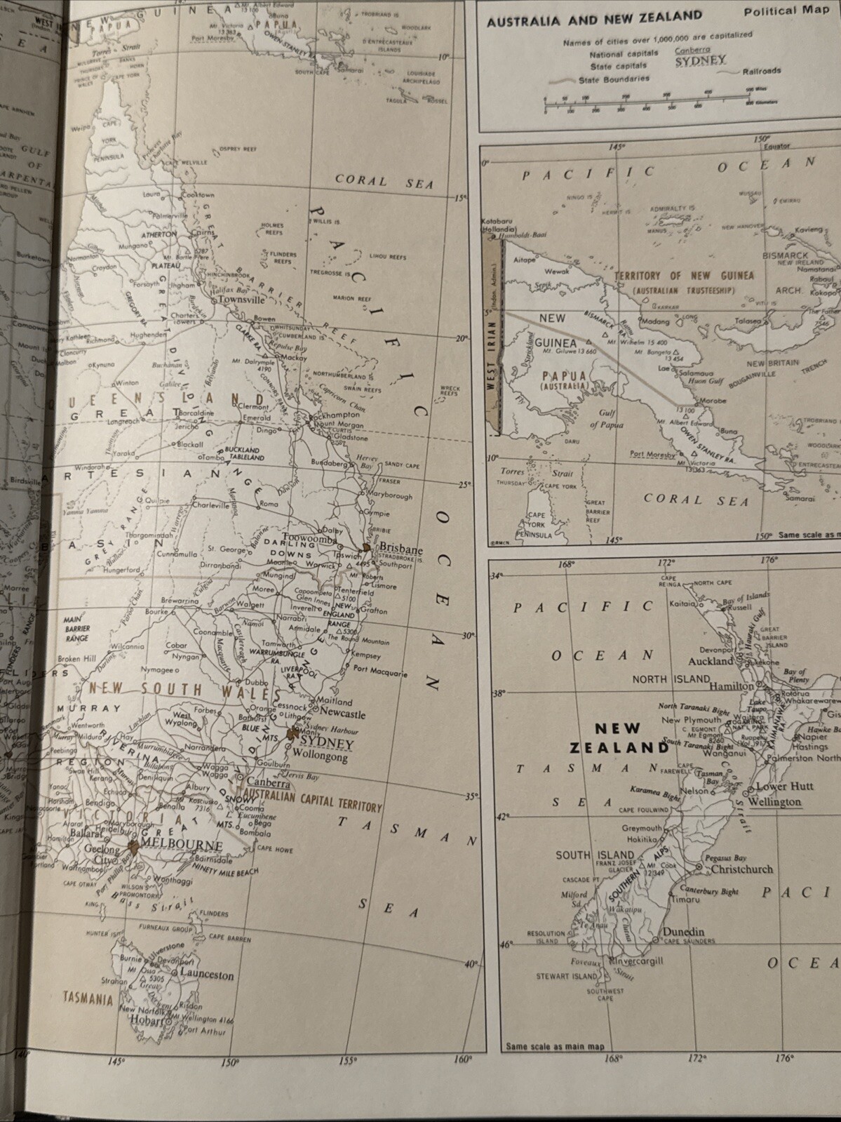 Vintage LIFE World Library Australia New Zealand 1966