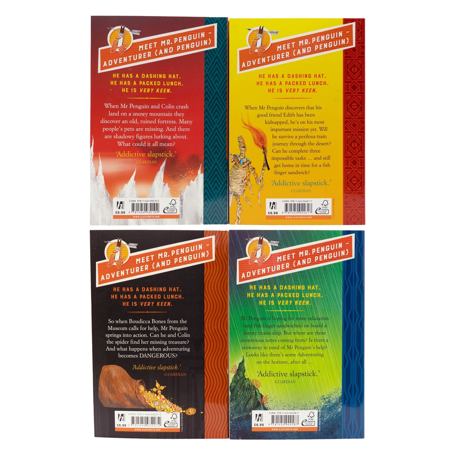 Mr. Penguin Series by Alex T. Smith 4 Books Box Set – Age 6-9 – Paperback