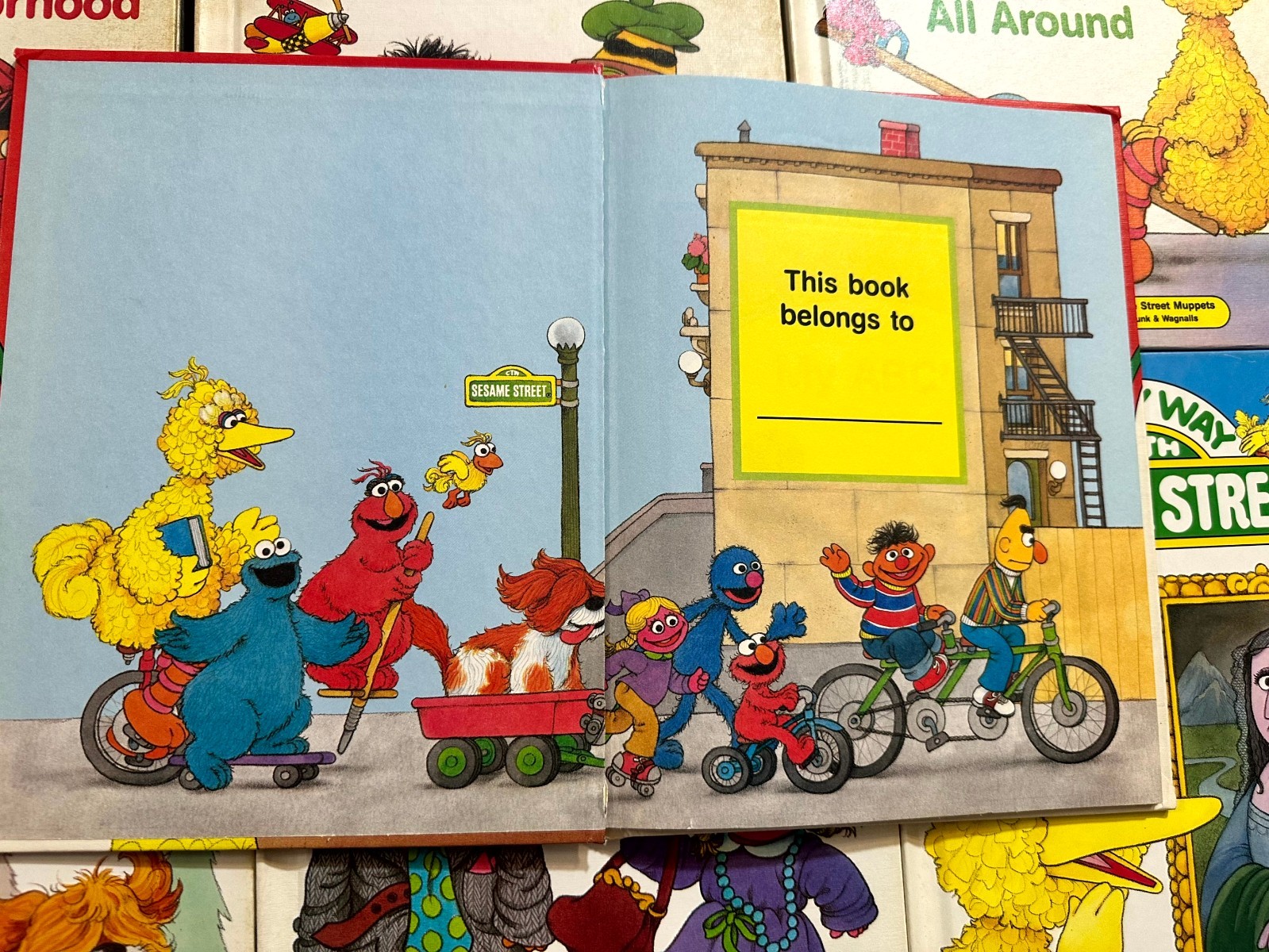 Vintage On My Way Jim Henson’s Sesame Street Muppets Funk And Wagnalls Books