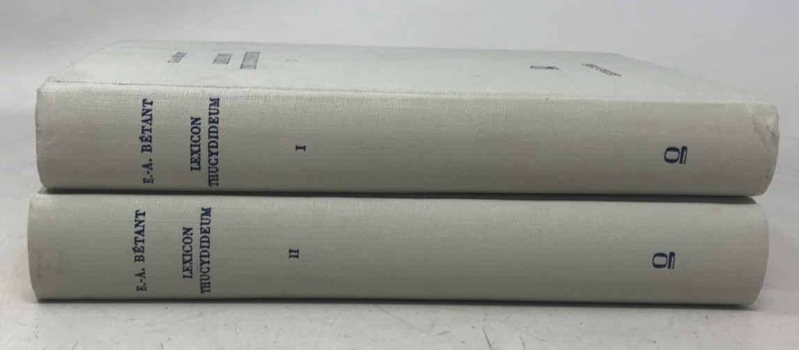 Lexicon Thucydideum, vol. 1 & 2, Betant, 1969, E-119