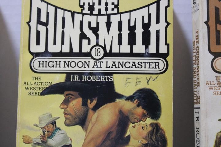 The Gunsmith Adult Western Romance Paperback Books by J R Roberts Lot of 21