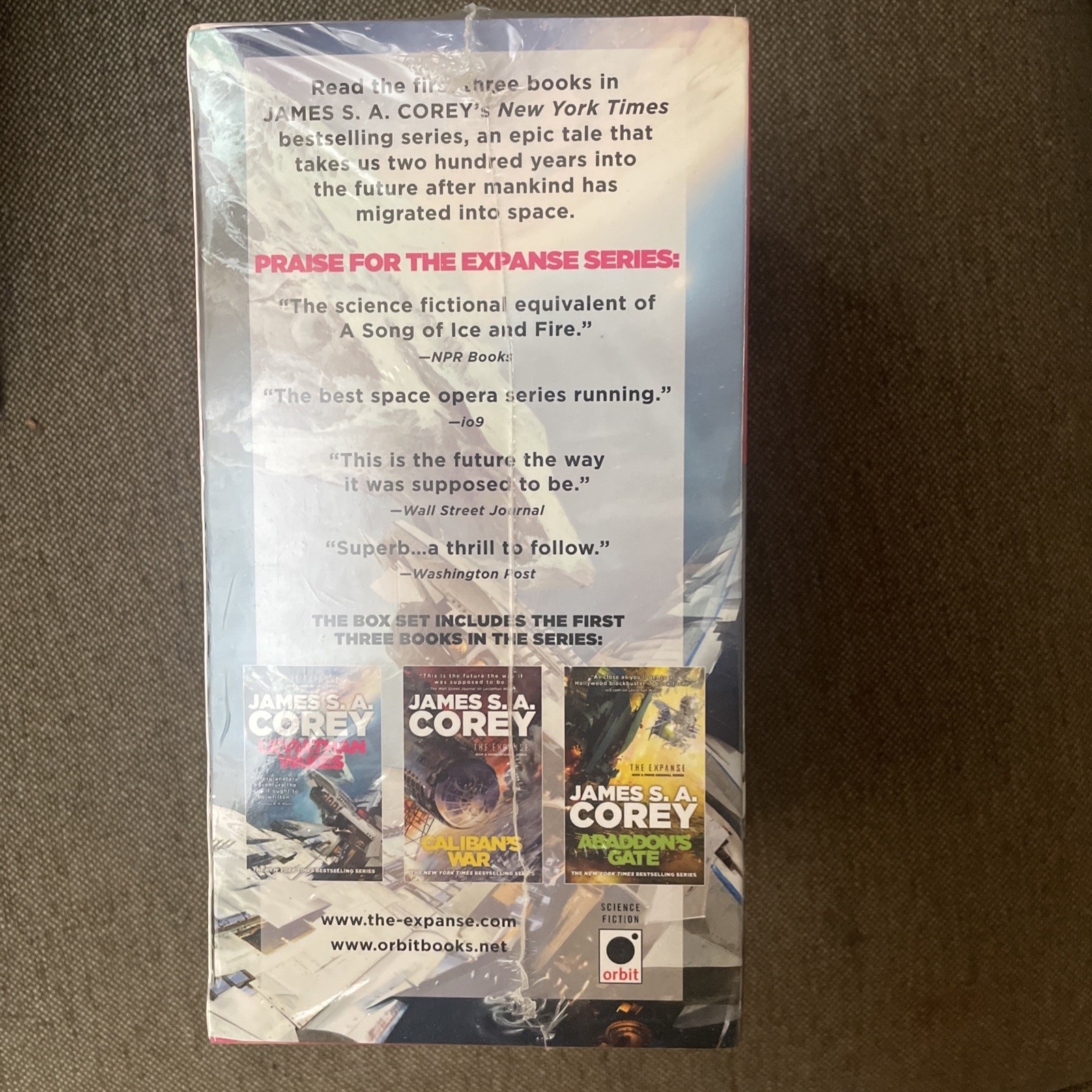 Expanse Boxed Set by James S. A. Corey NEW UNOPENED Contains All Three (3) Books