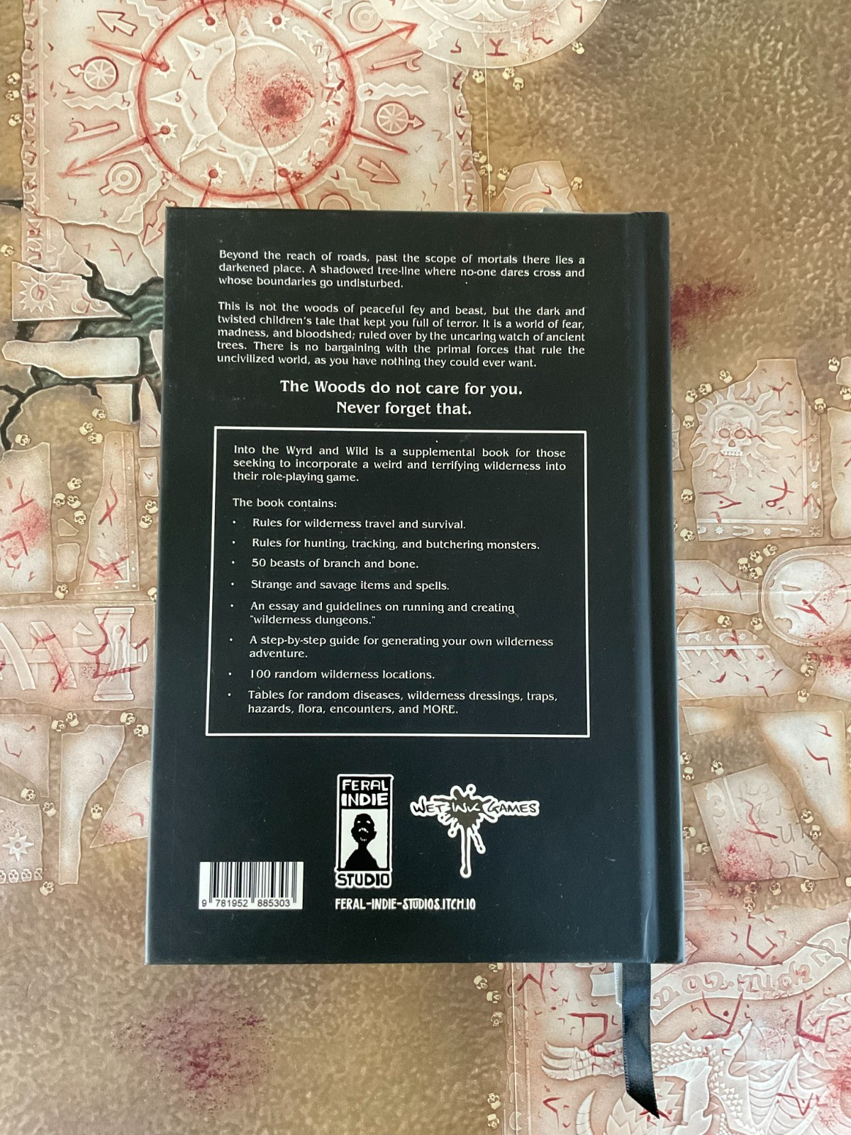 Into the WYRD and WILD rpg by Charles Ferguson-Avery Feral Indie HC OSR OSRIC