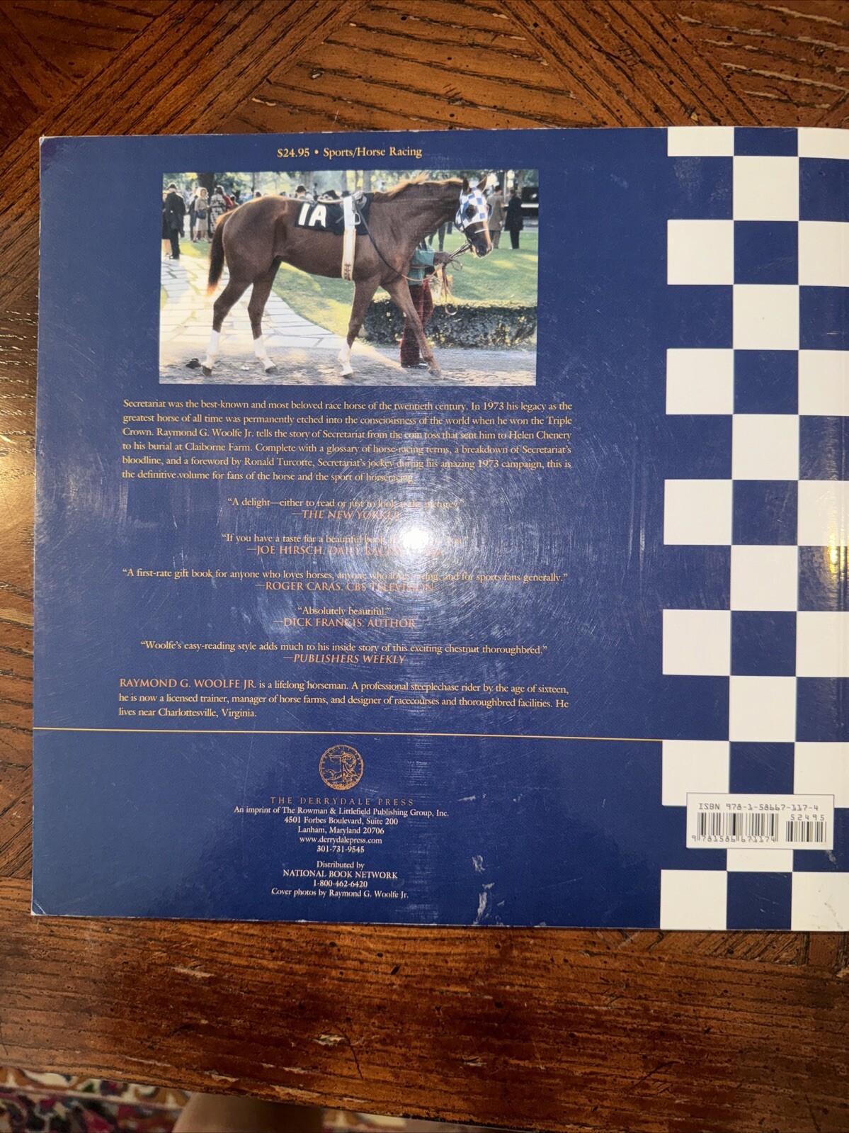 Secretariat, Woolfe Jr., Raymond G., 10.5 X 10 Inches Paperback