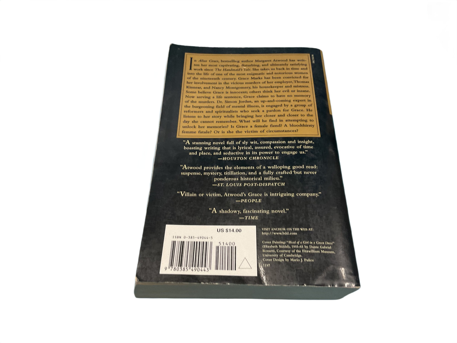 Alias Grace : A Novel by Margaret Atwood (1997, Trade Paperback)